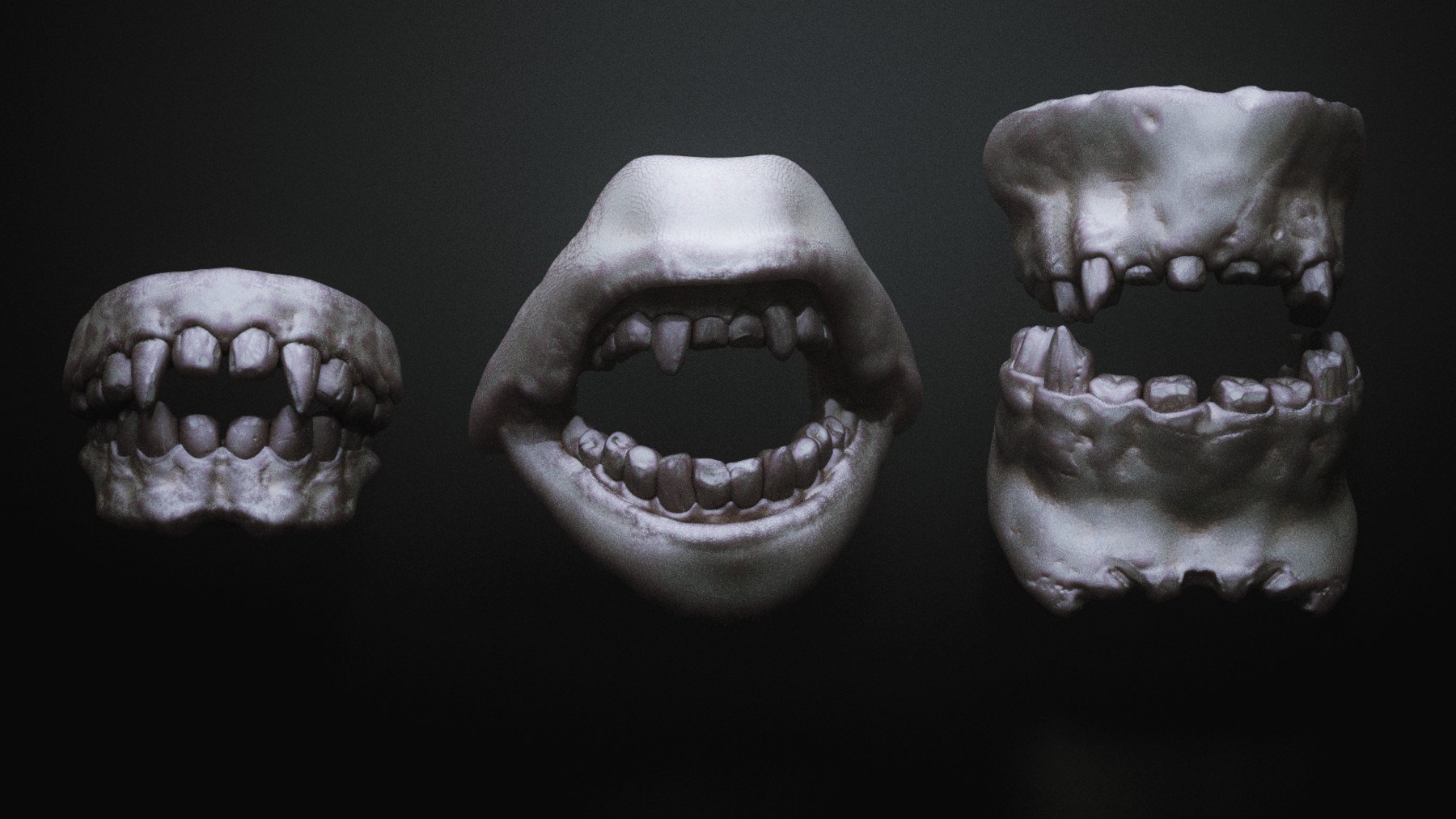 JAWS - 33 Monster Mouths 'n Skulls & IMM Brush Pack