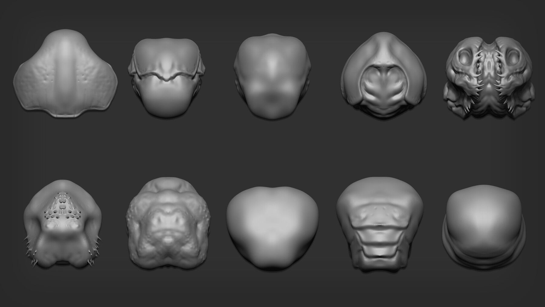 Zbrush + Blender - 80 Insectoid Creature Brush mega Pack