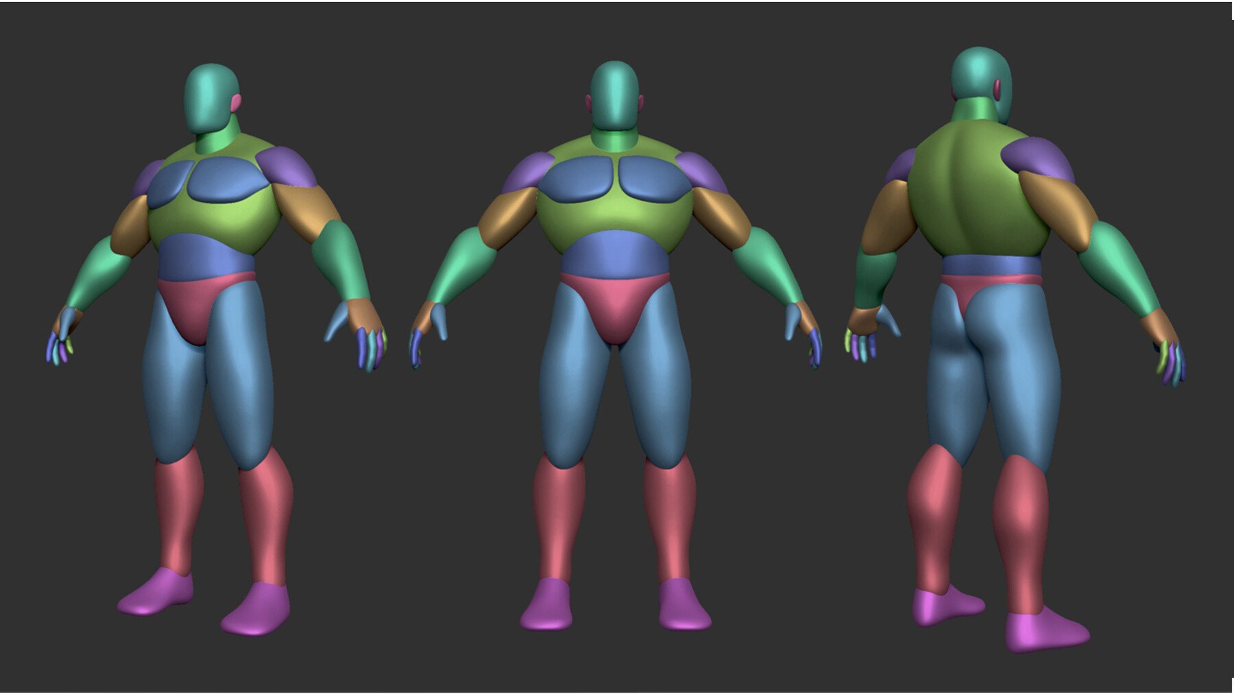 Stylized Hero Basemesh Collection