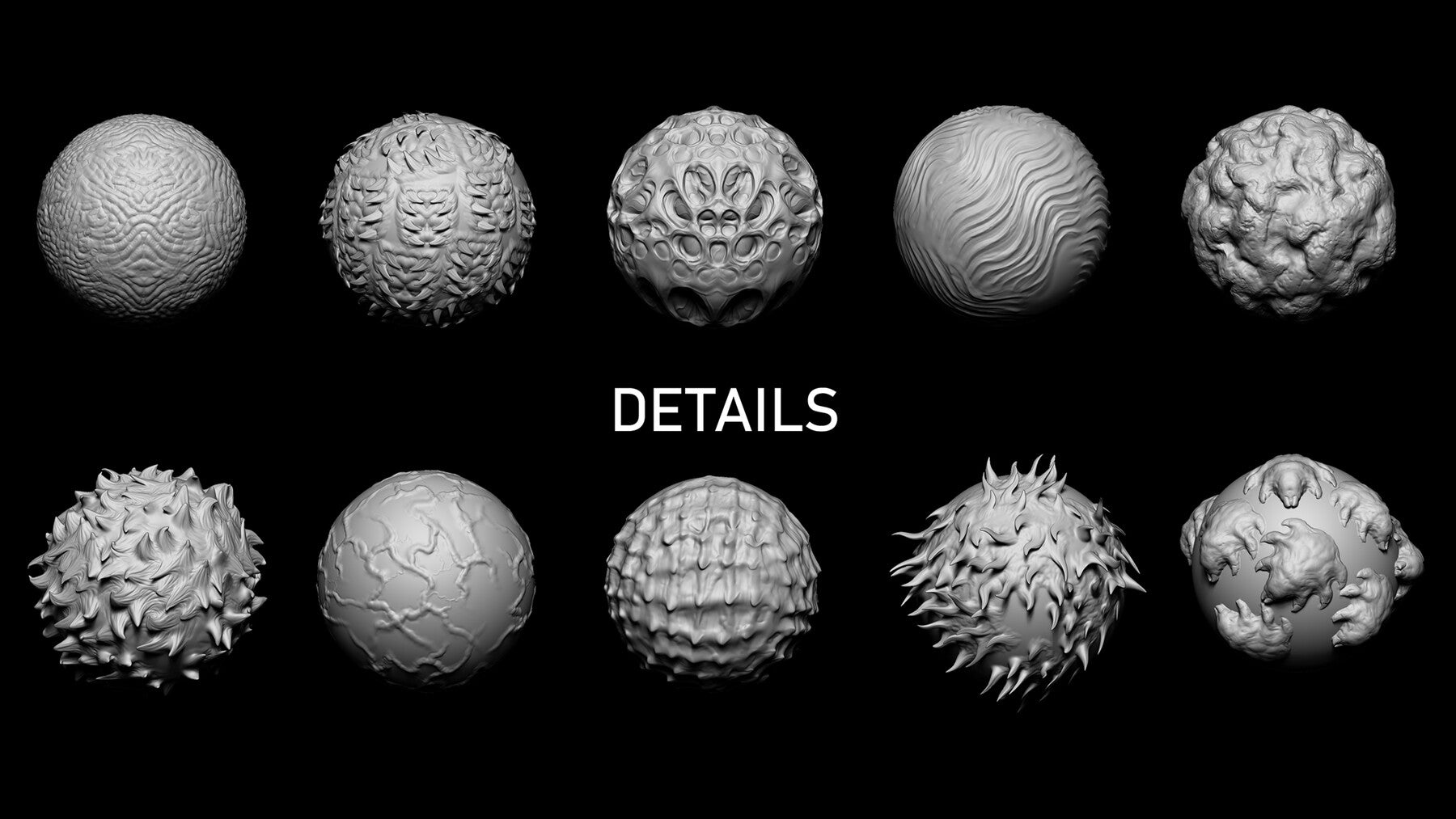 Zbrush + Blender - 100 Creature Brush Mega Pack