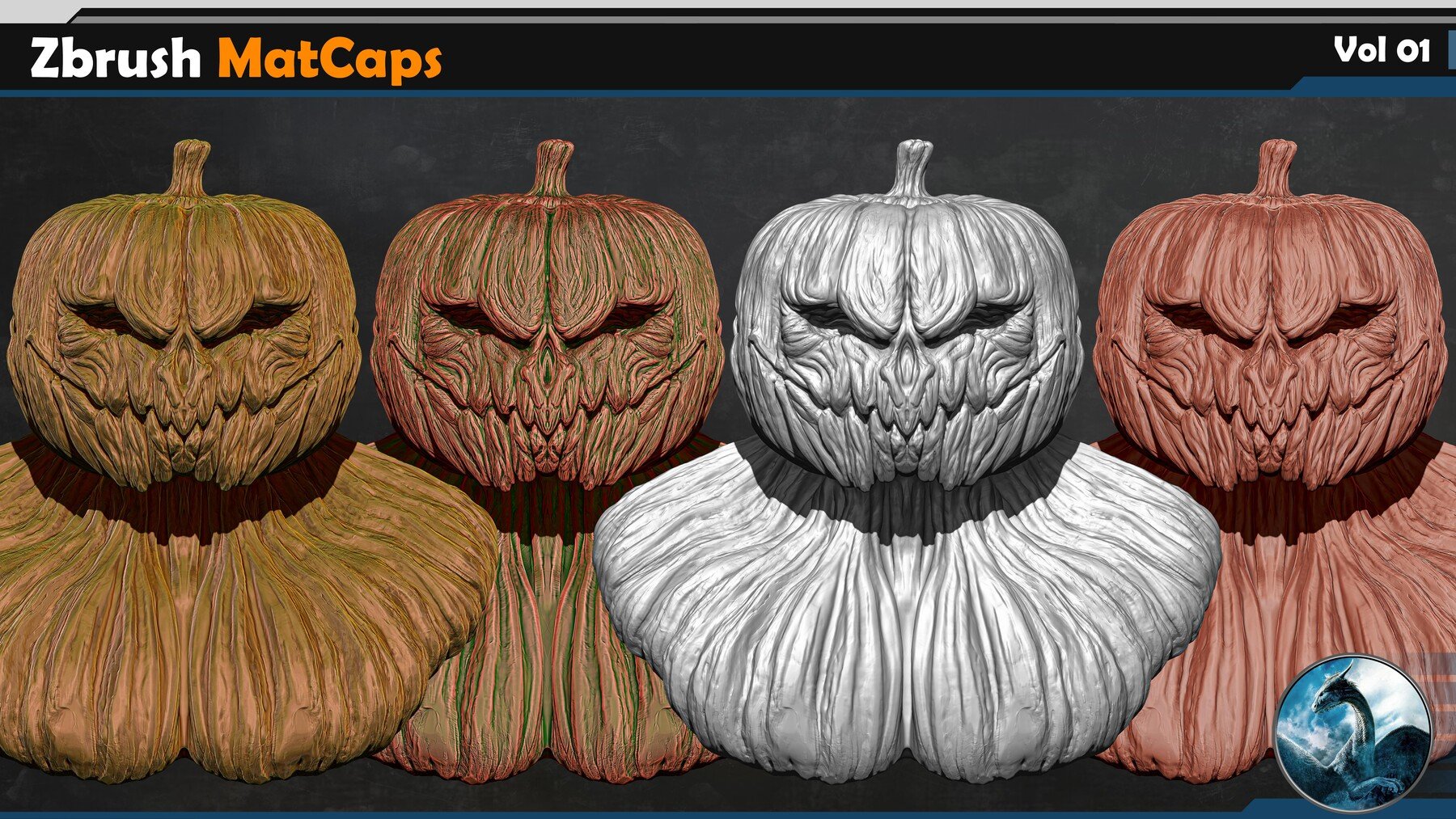 ZBrush MatCaps Vol 01