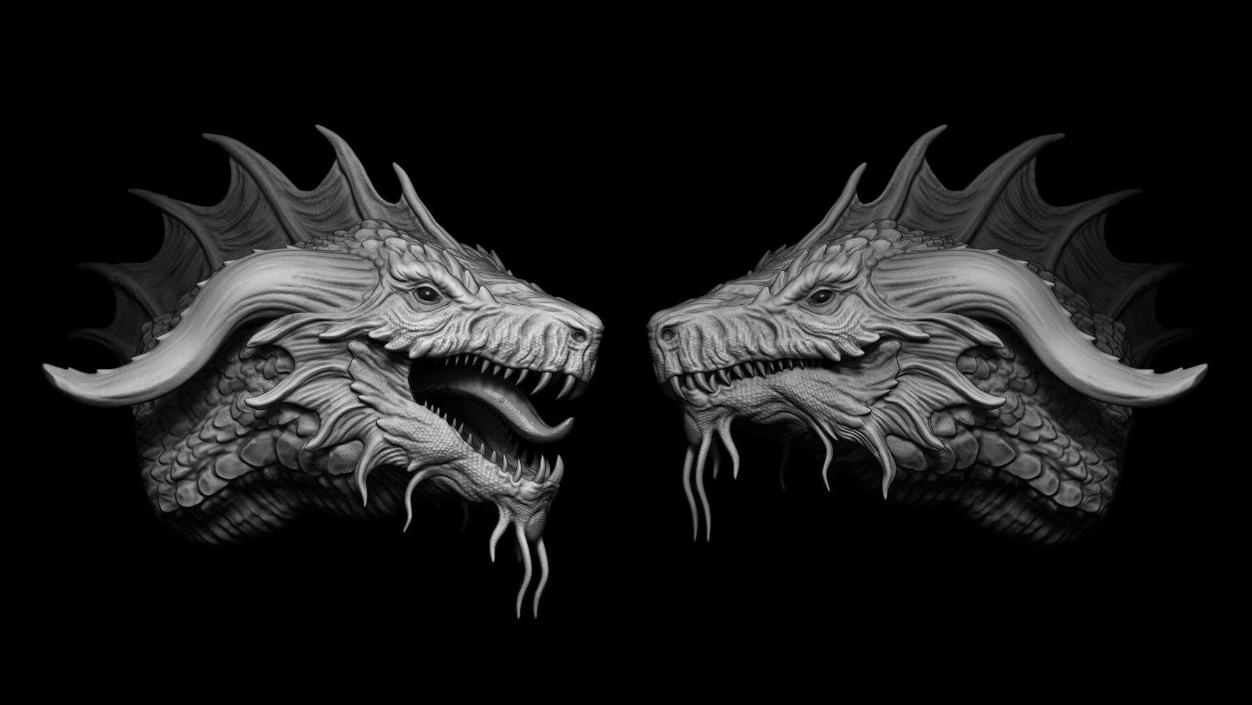 20 Dragon Head IMM Brush + OBJ