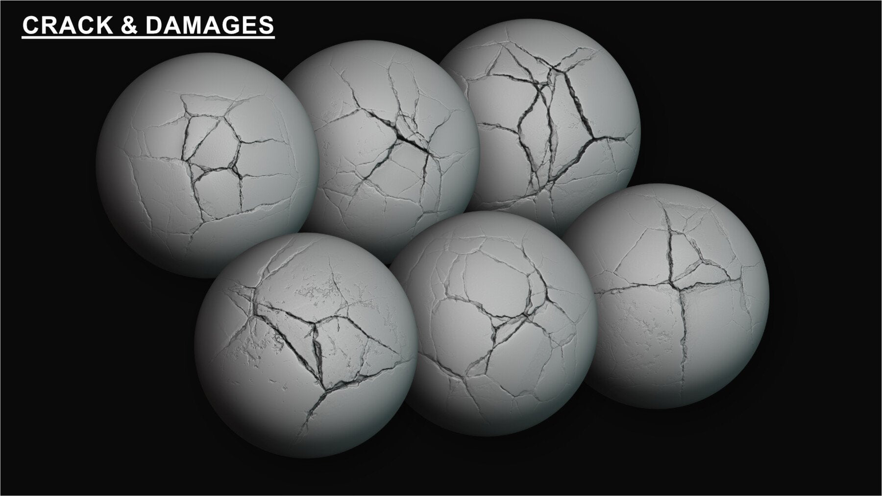 30+ Crack And Damage Alpha Brushes