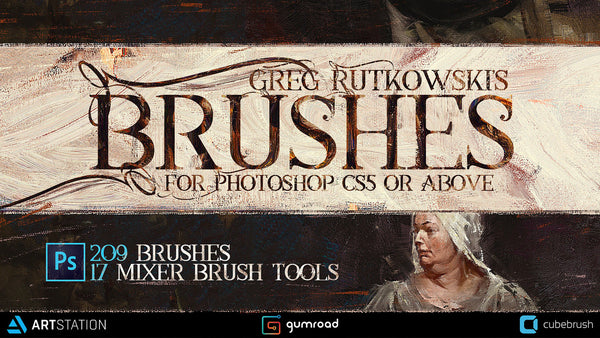 Greg Rutkowski - Brushes