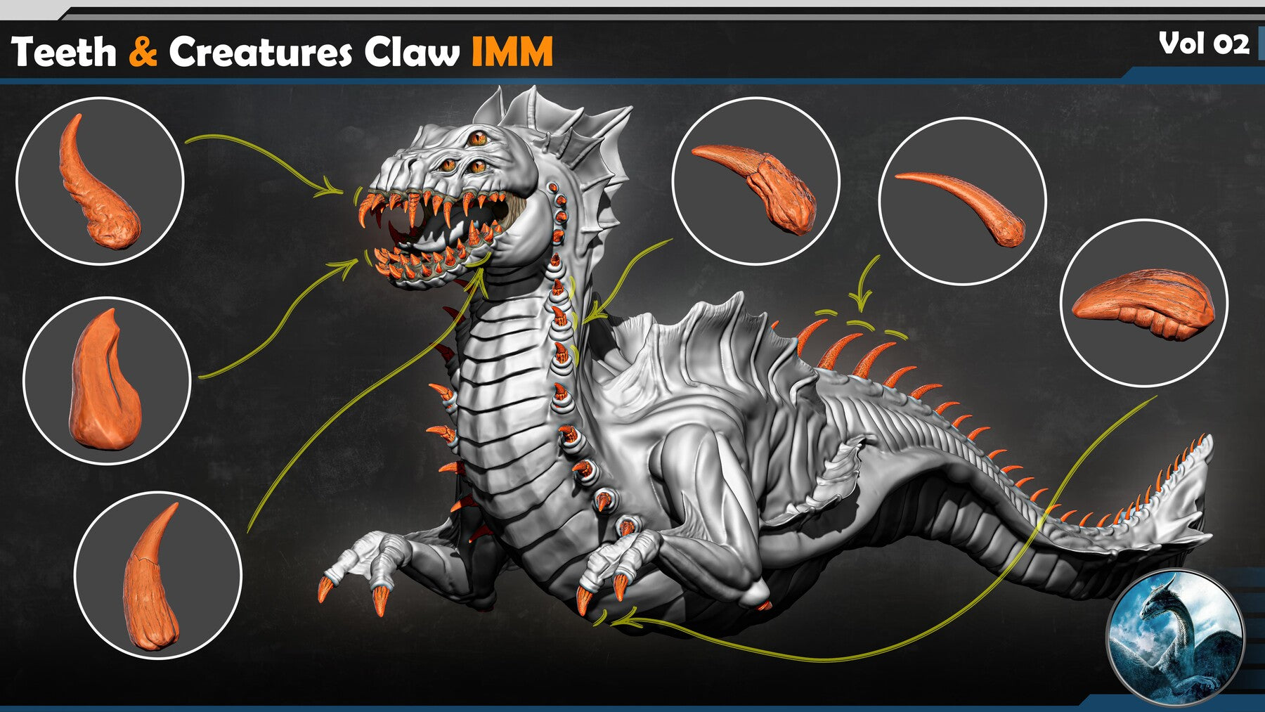 Teeth & Creatures Claw IMM Vol 02