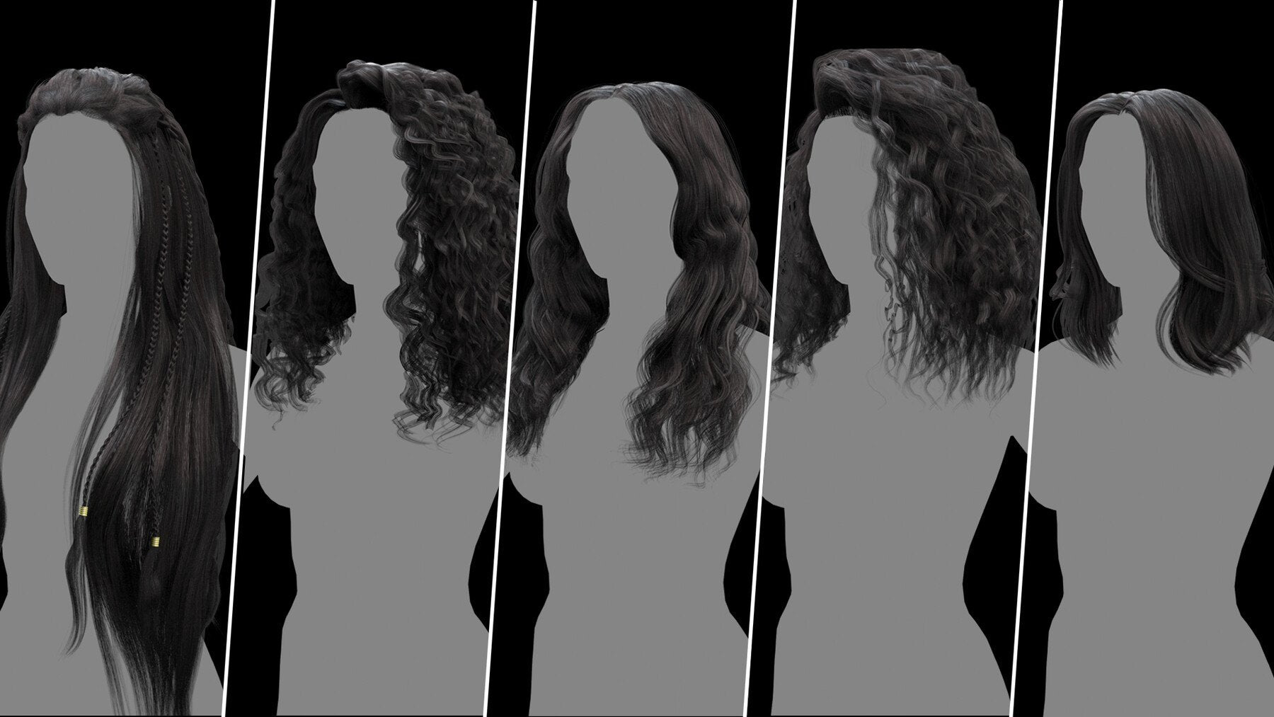 Alma Realtime Hair Cards Collection ( 40 Hair Cards + Life Time Updates )