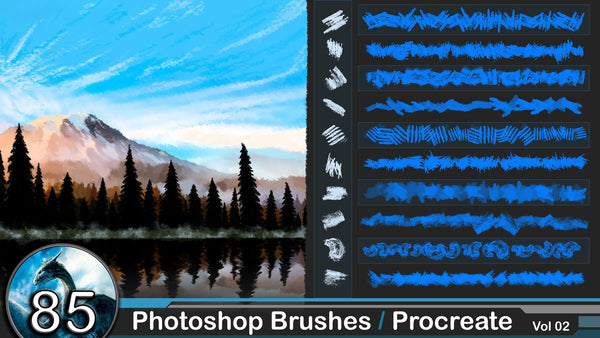 Photoshop Brushes / Procreate Vol 02