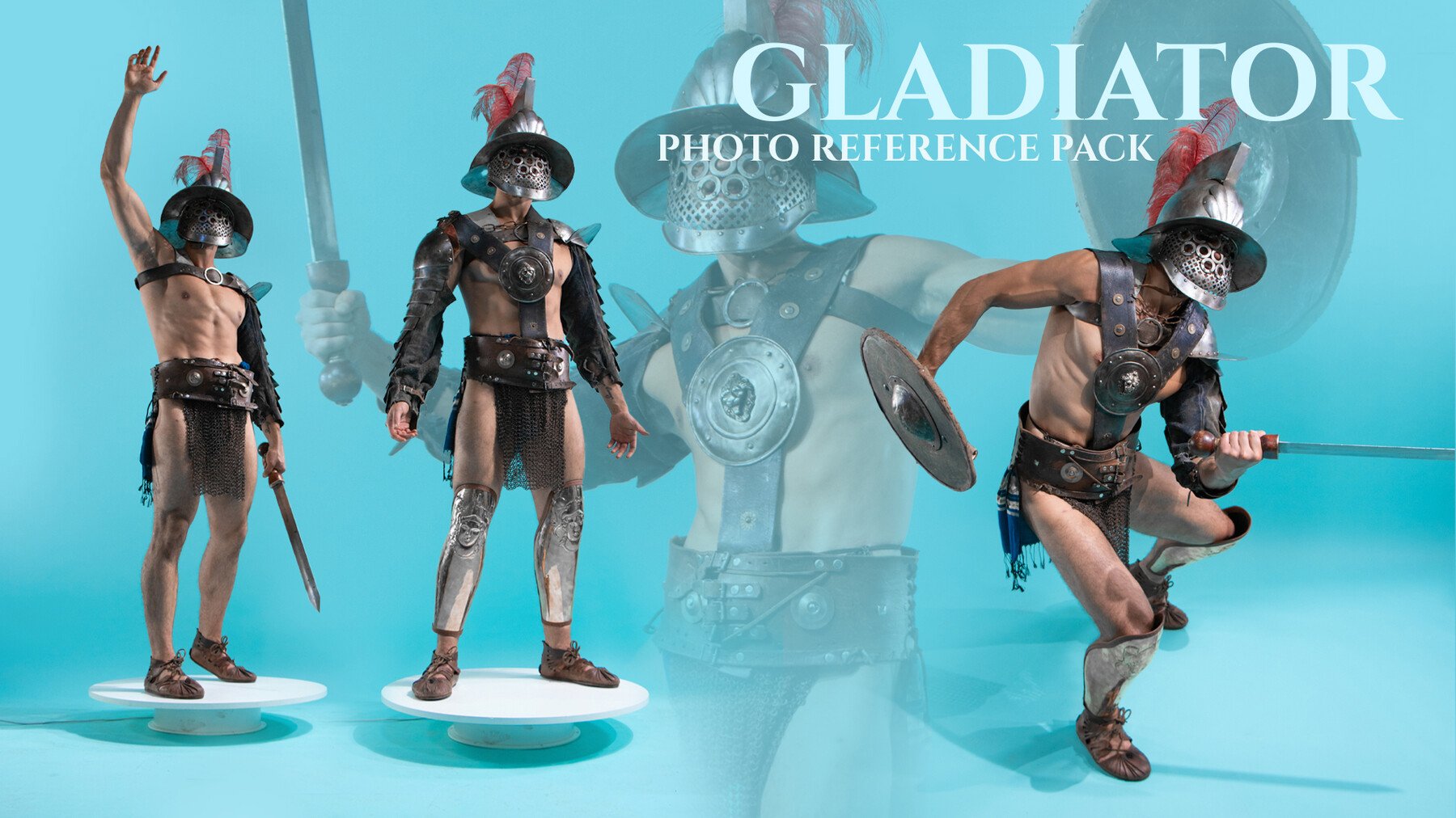 Gladiator vol. 1 - Reference Photo Pack For Artists 584 JPEGs