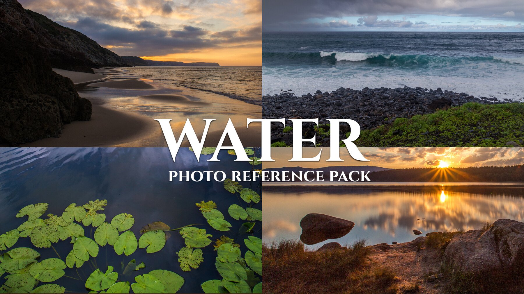 Water - Reference Photo Pack For Artists 437 JPEGs