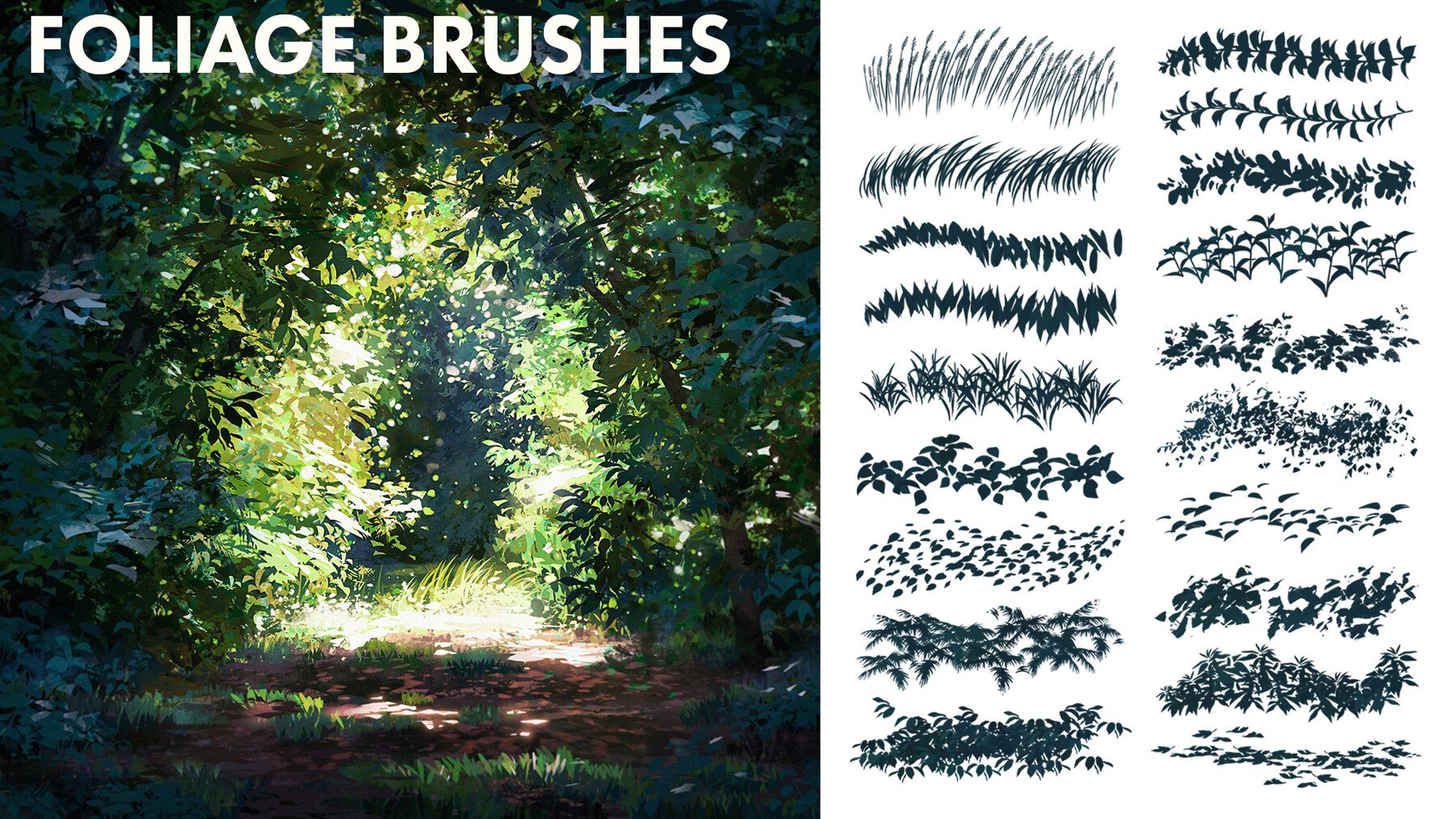 Quick Environment Brushes for Photoshop and Procreate