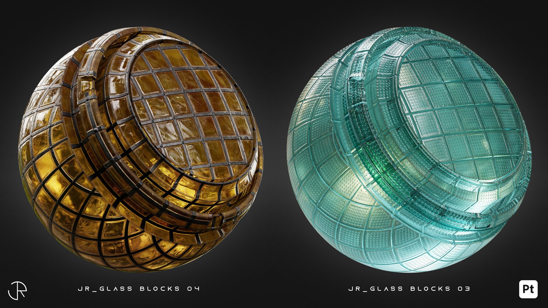 Glass Smart Materials for Substance 3D Painter