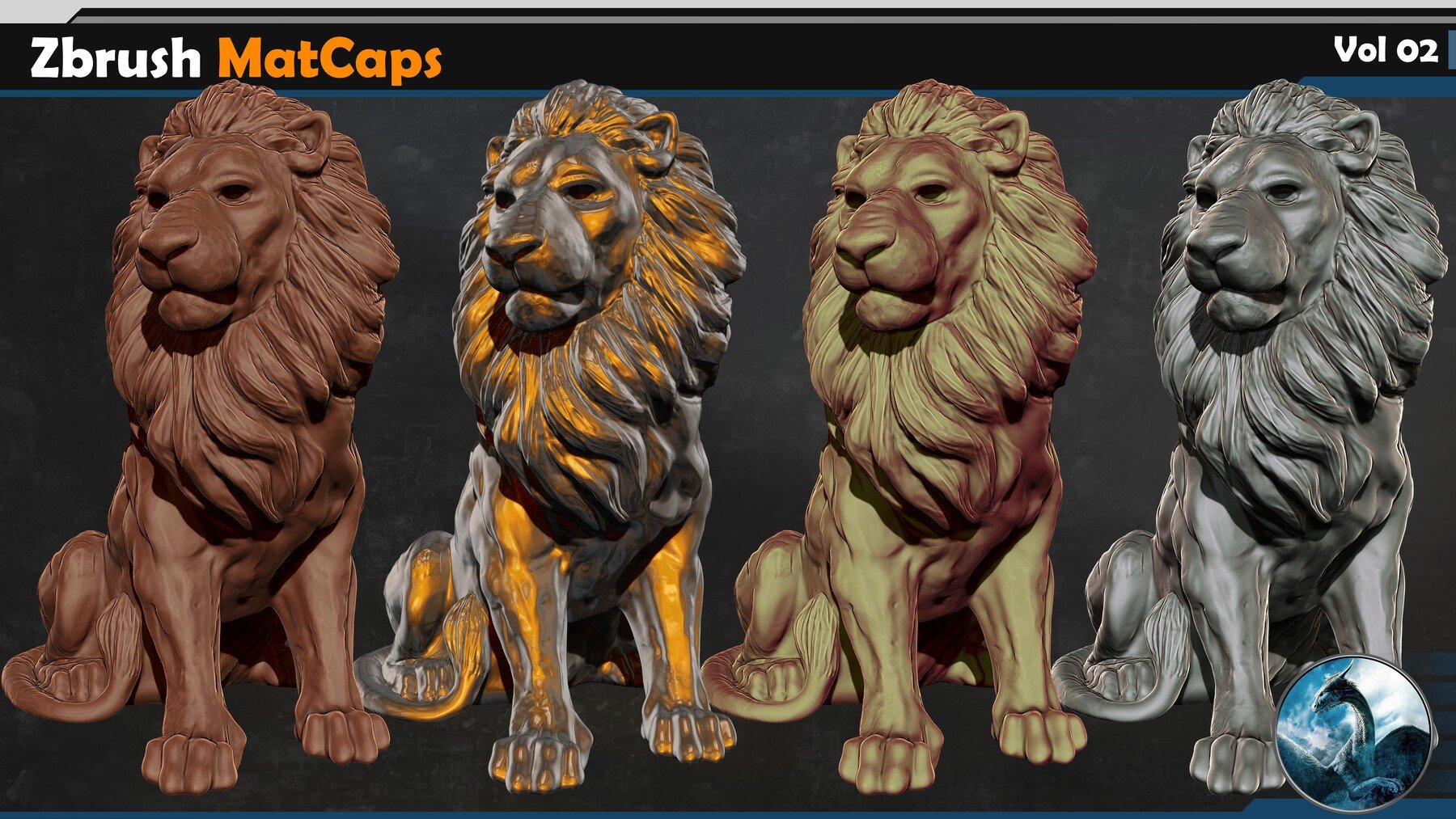 Zbrush MatCaps Vol 02