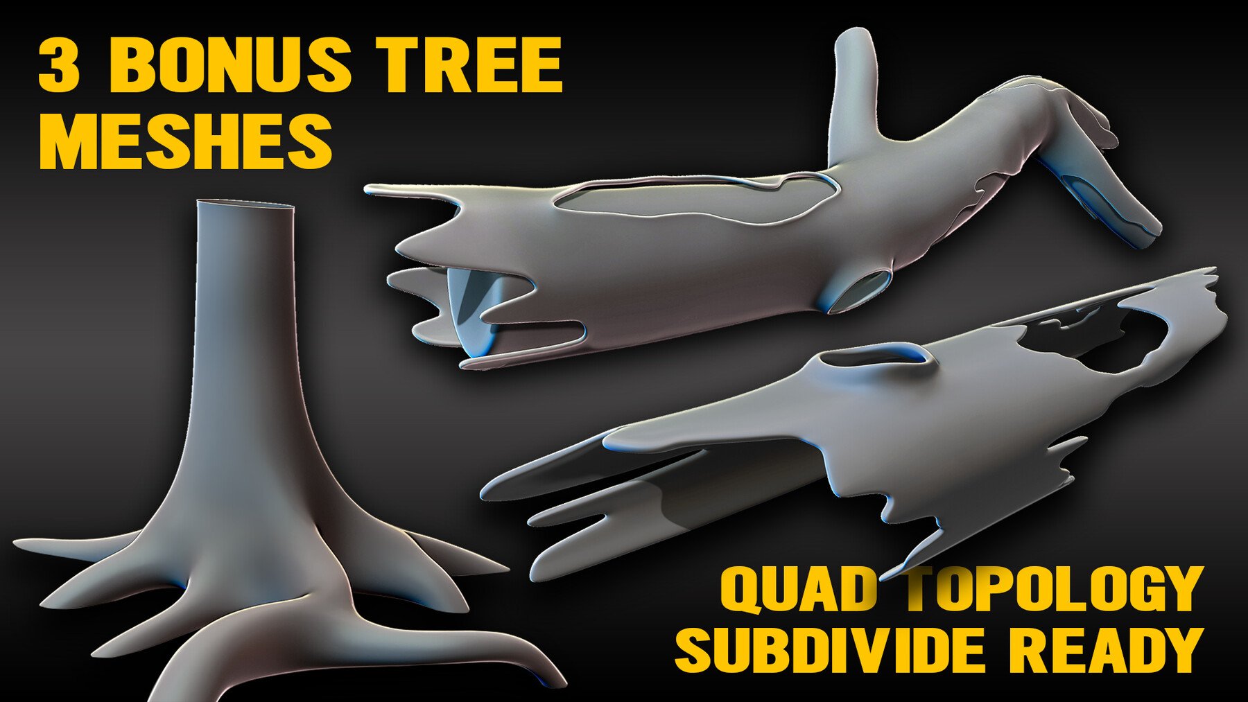 Ultra HQ Tree Bark Seamless Sculpt Zbrush brushes + Alphas (Blender, Substance, etc.) Vol.1