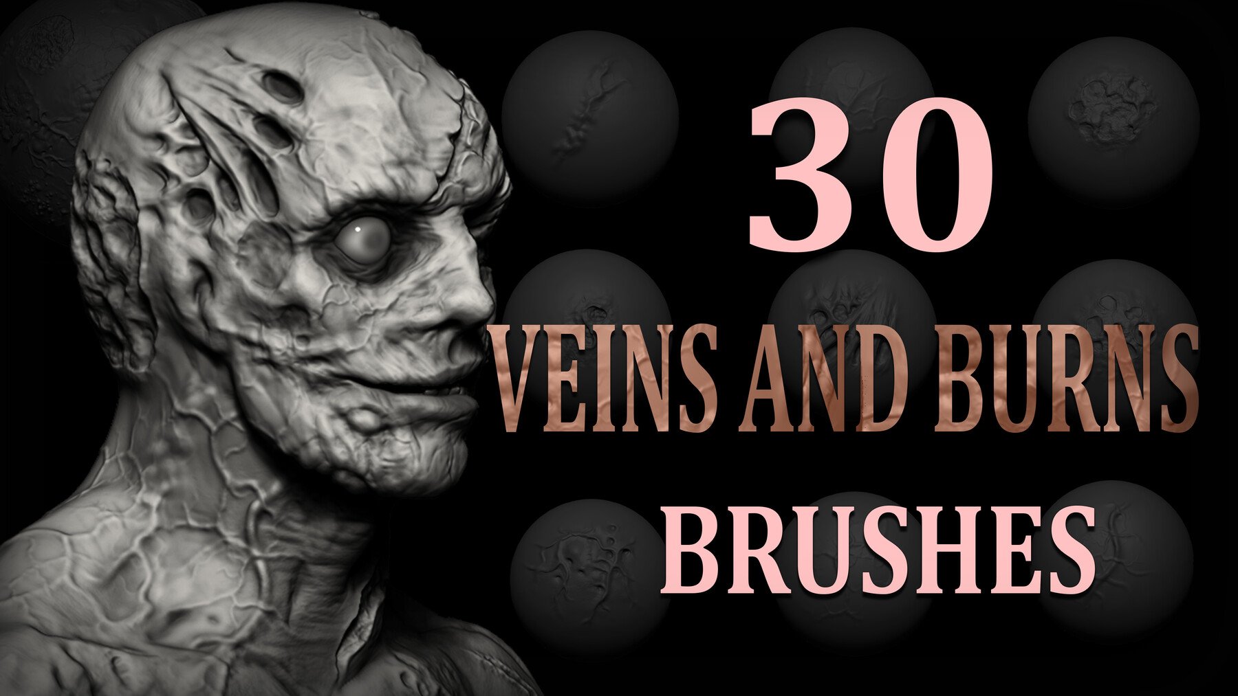 30 Veins and Burns Brush + Alphas