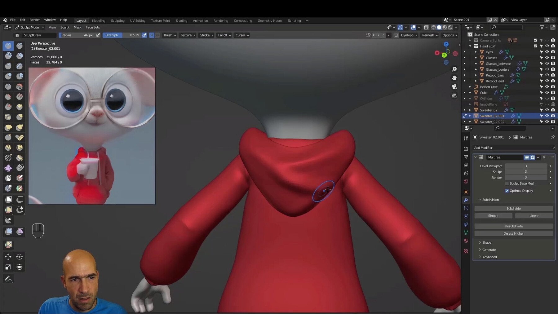 Absolute Beginners 3D character in Blender course