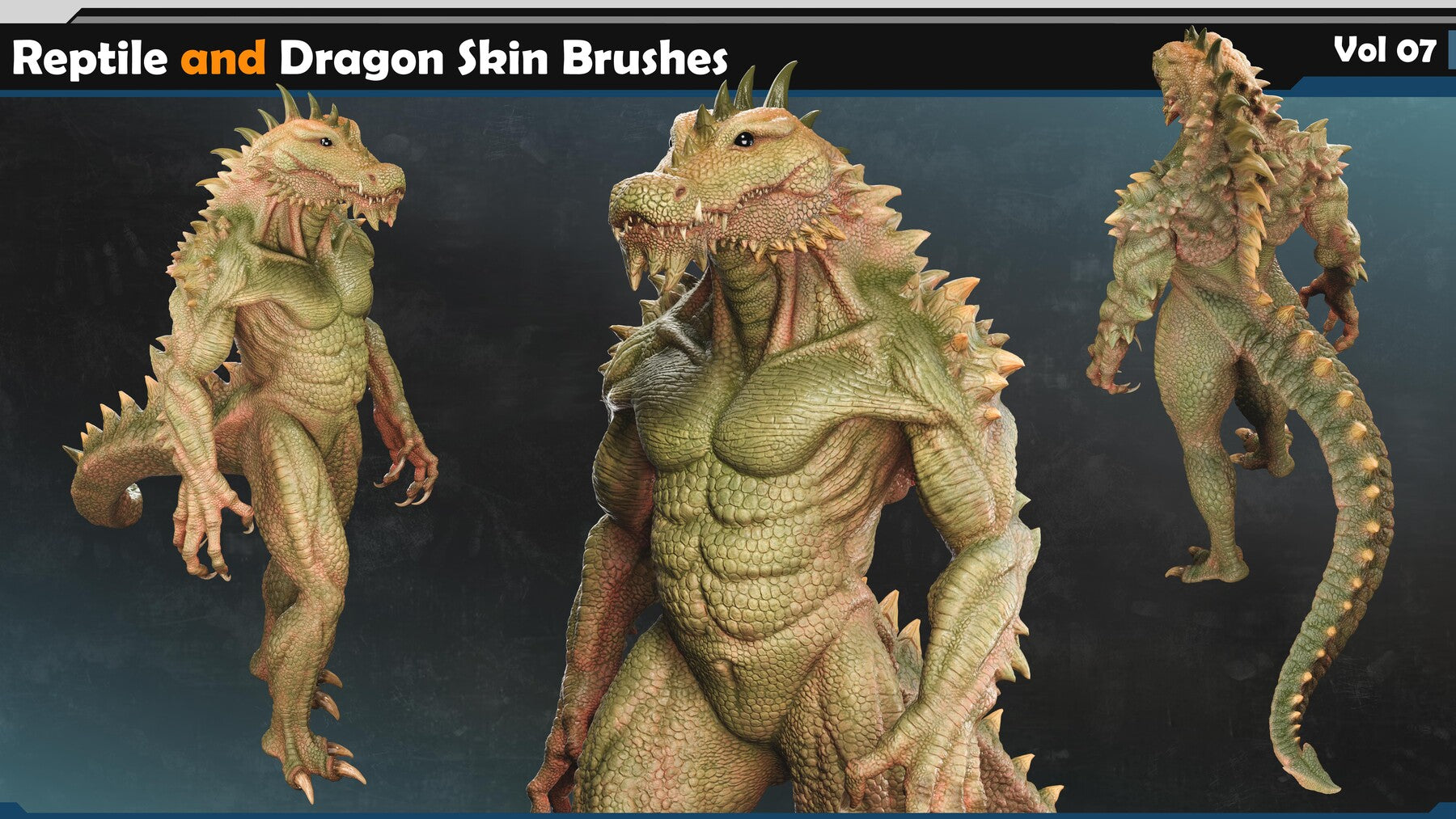 Reptile and Dragon Skin Brushes Vol 07