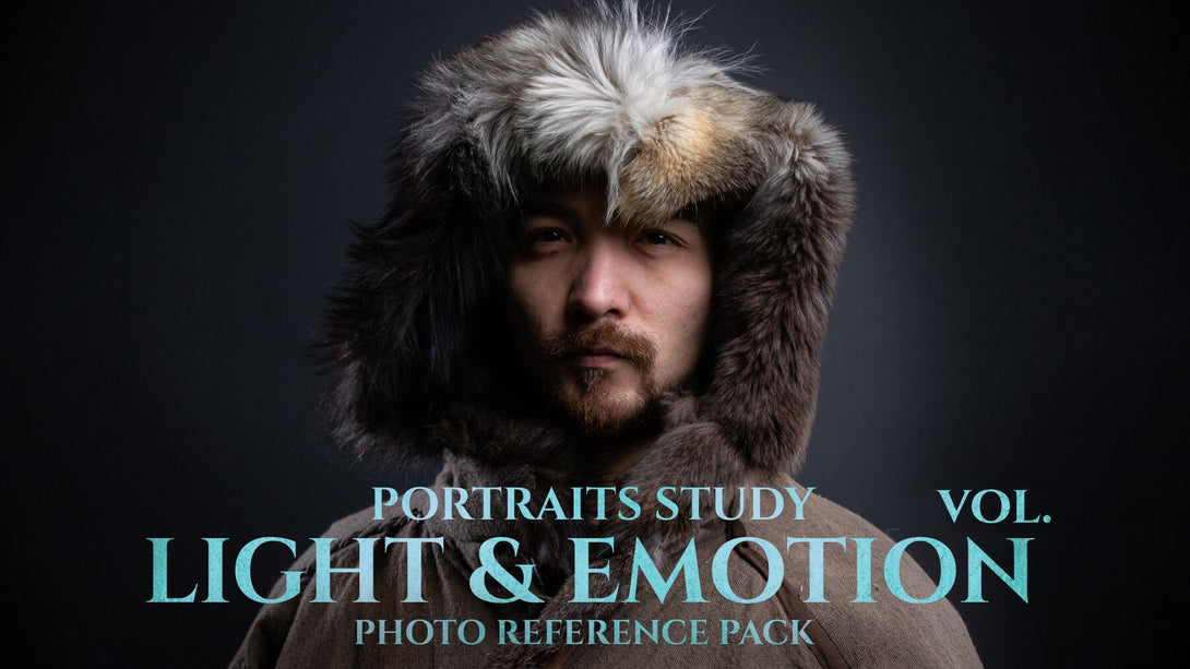 Emotion Reference Photo Portraits Study vol.4 (Light & Emotion) - Reference Photo Pack 615 JPE ...
