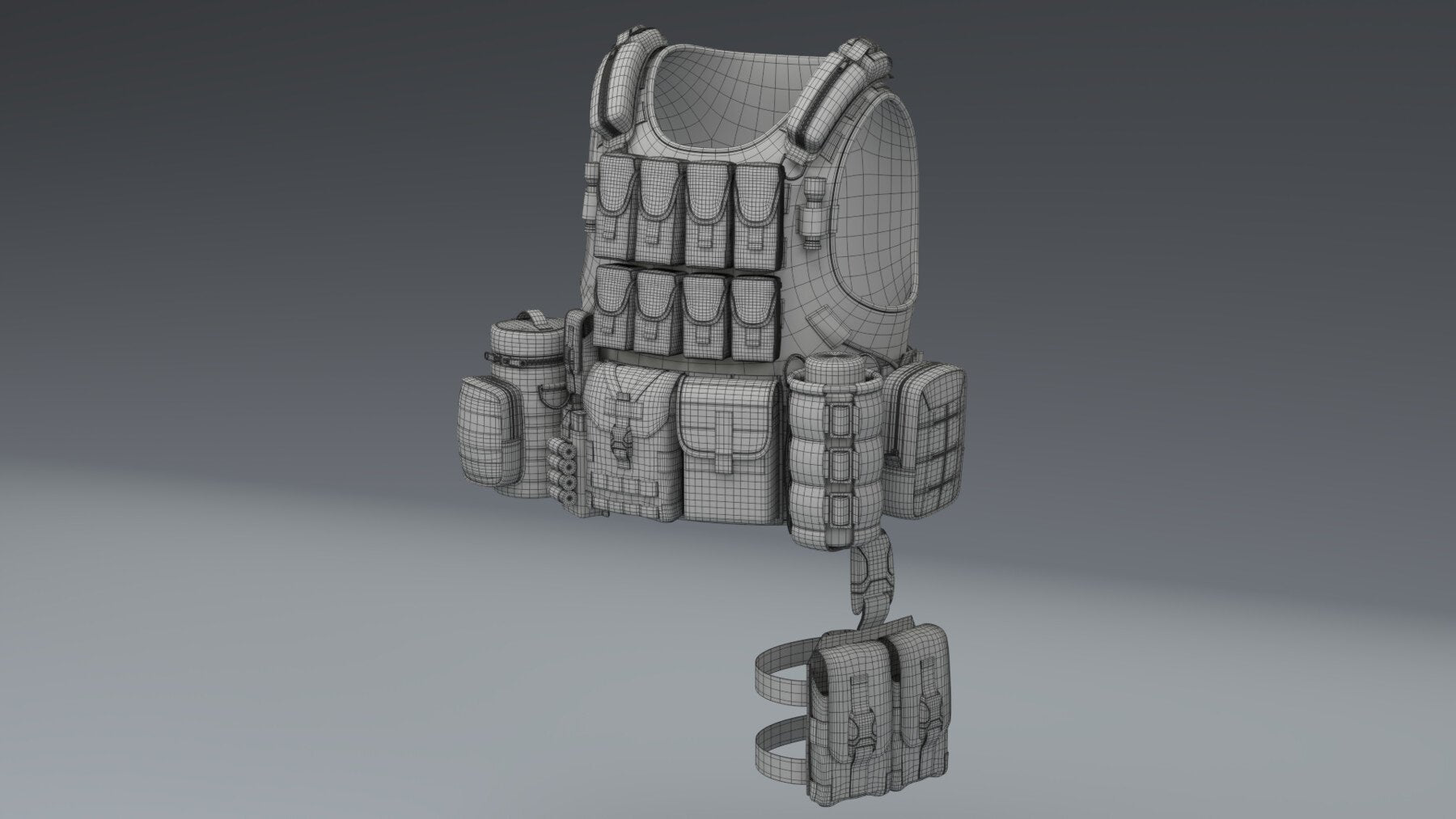 Military Tactical Pouches [Kitbash] [CLEAN TOPOLOGY]