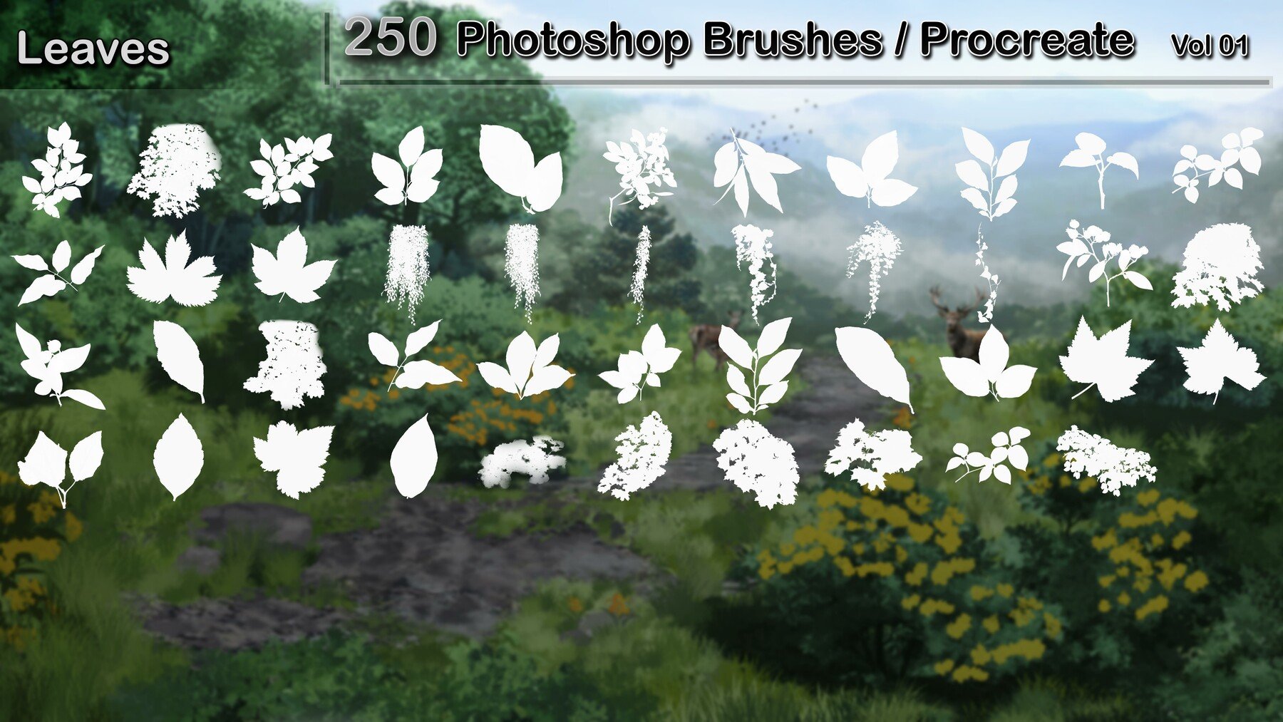 Photoshop Brushes / Procreate vol 01