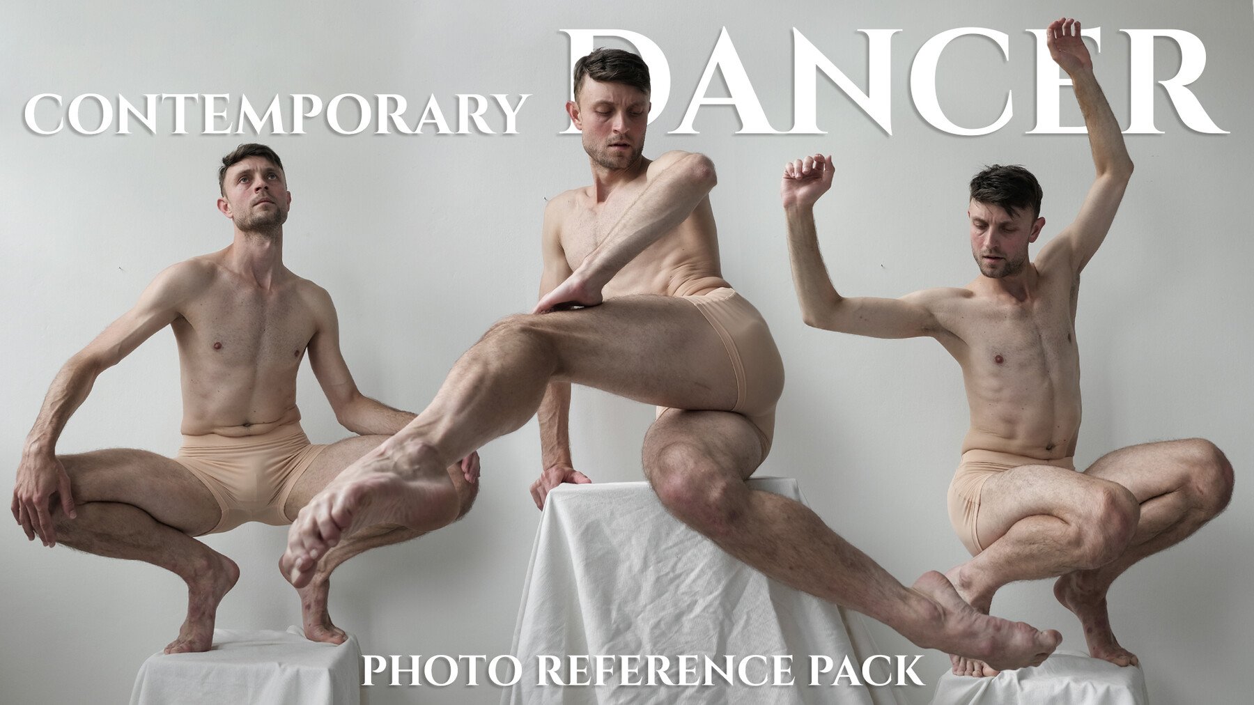 A Contemporary Dancer - Photo Reference Pack For Artists 1000 JPEGs