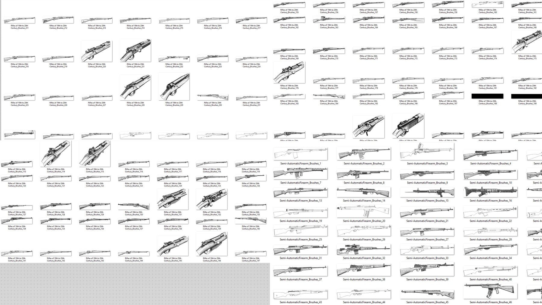 3500+ WEAPON REFERENCE BRUSHES [CHETBRUSHES]