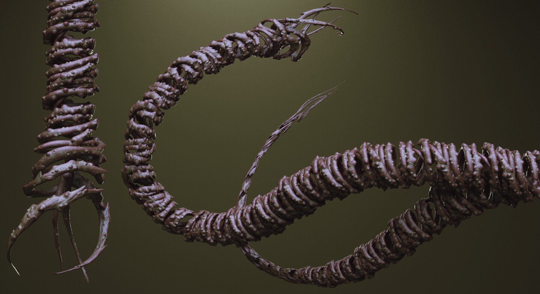 TENTACLES - 40+ in ZBrush brushes and OBJs