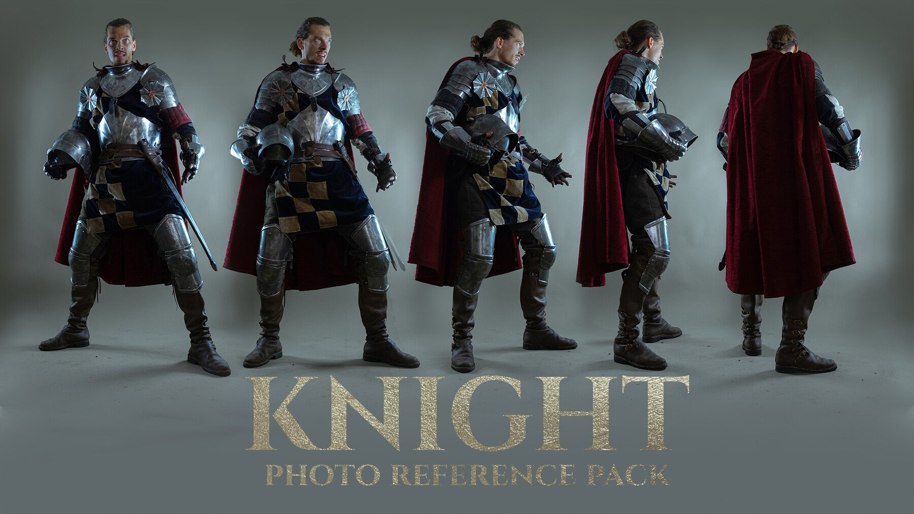 Knight Vol.1 - Photo Reference Pack for artists 320+ JPEGs