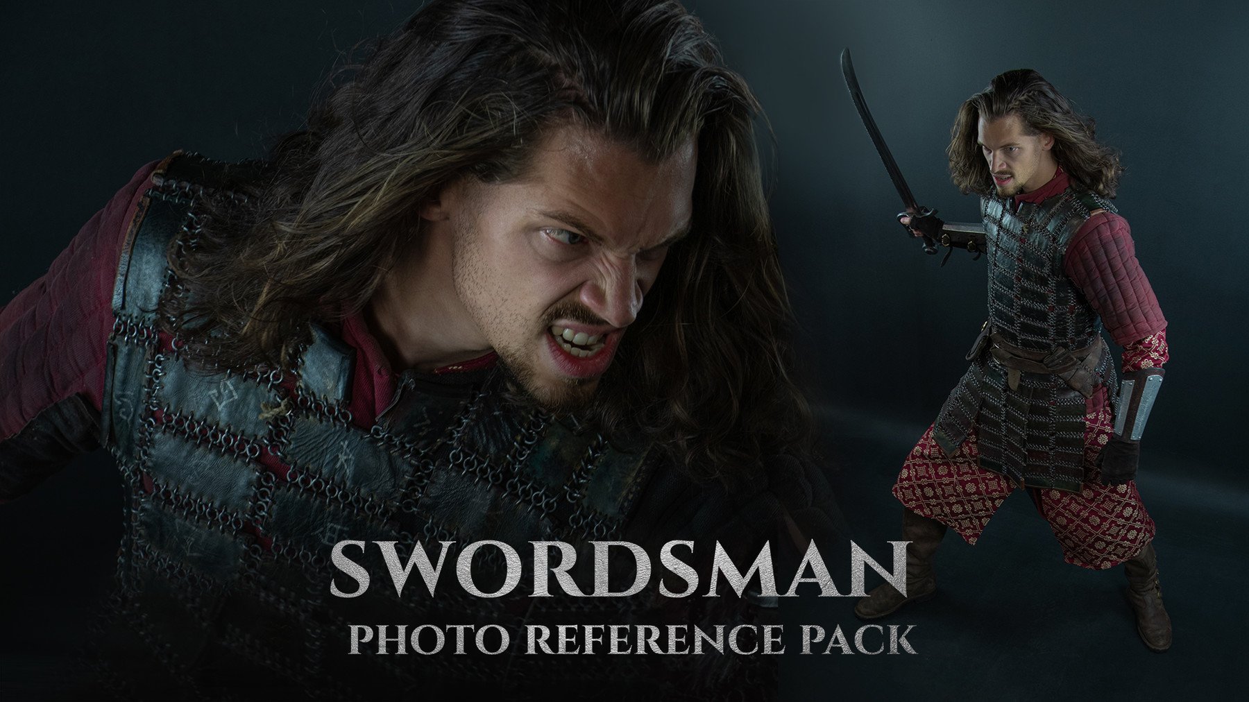 Swordsman - Photo Reference Pack for artists 330 JPEGs