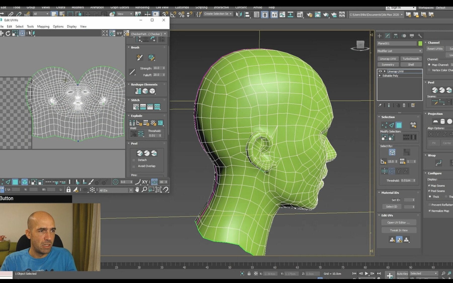 Absolute Beginners Retopology and UV Unwrap in 3dsMax course