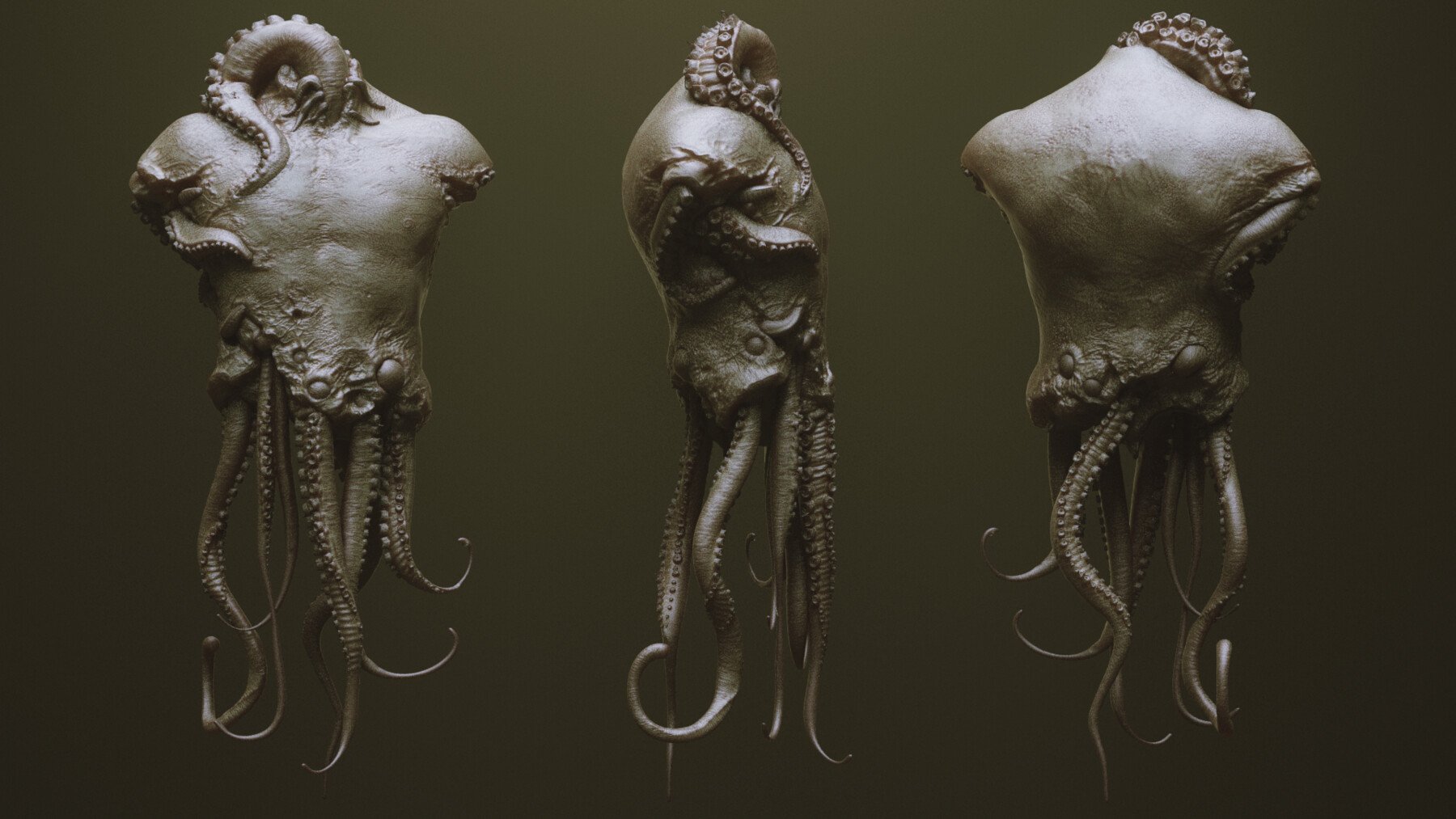 TORSOS - 33 Character & Creature Zbrush Insertmesh Brush