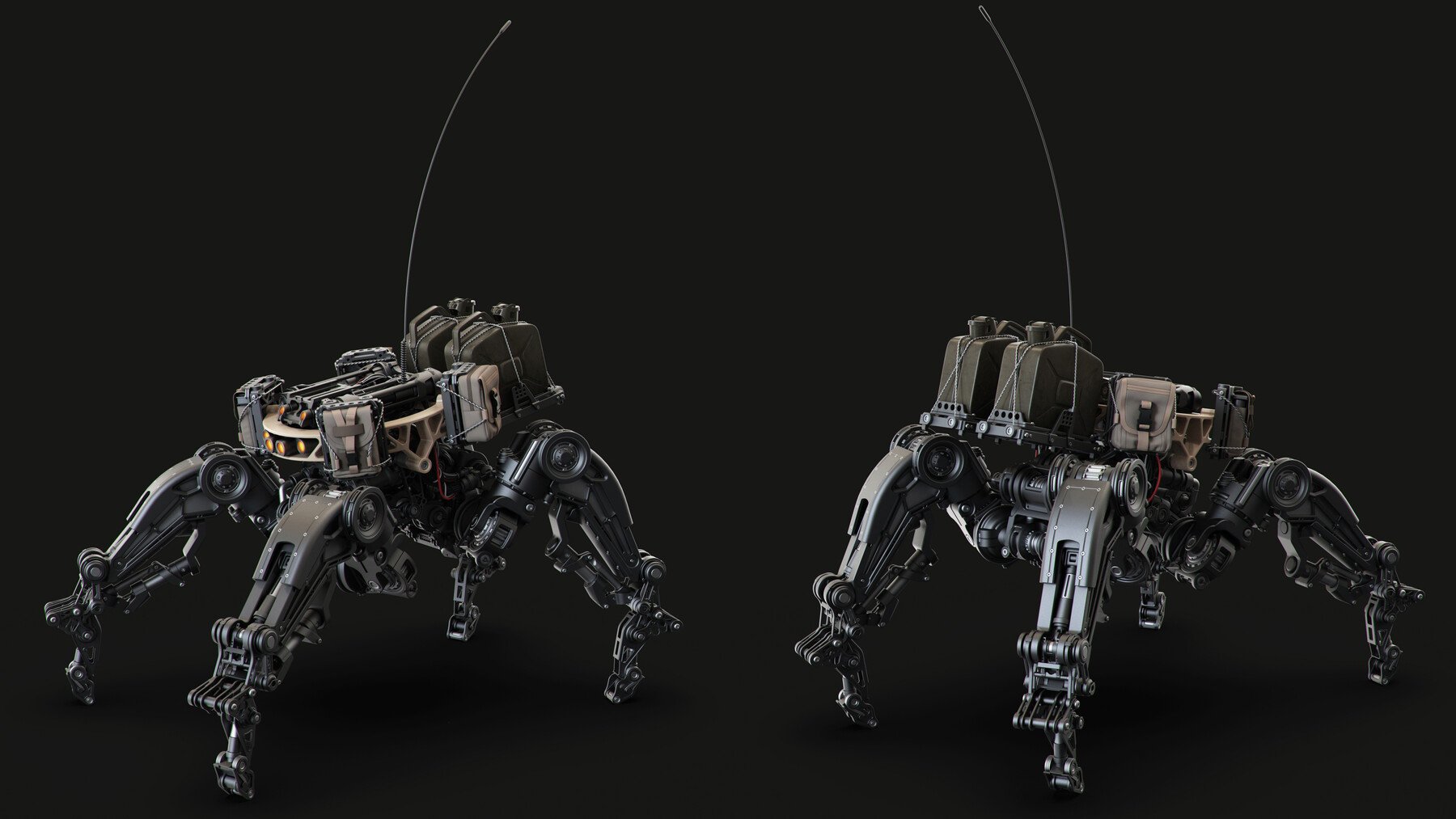 Sci-Fi Hard Surface KITBASH 405 DETAILS + ROBOTS