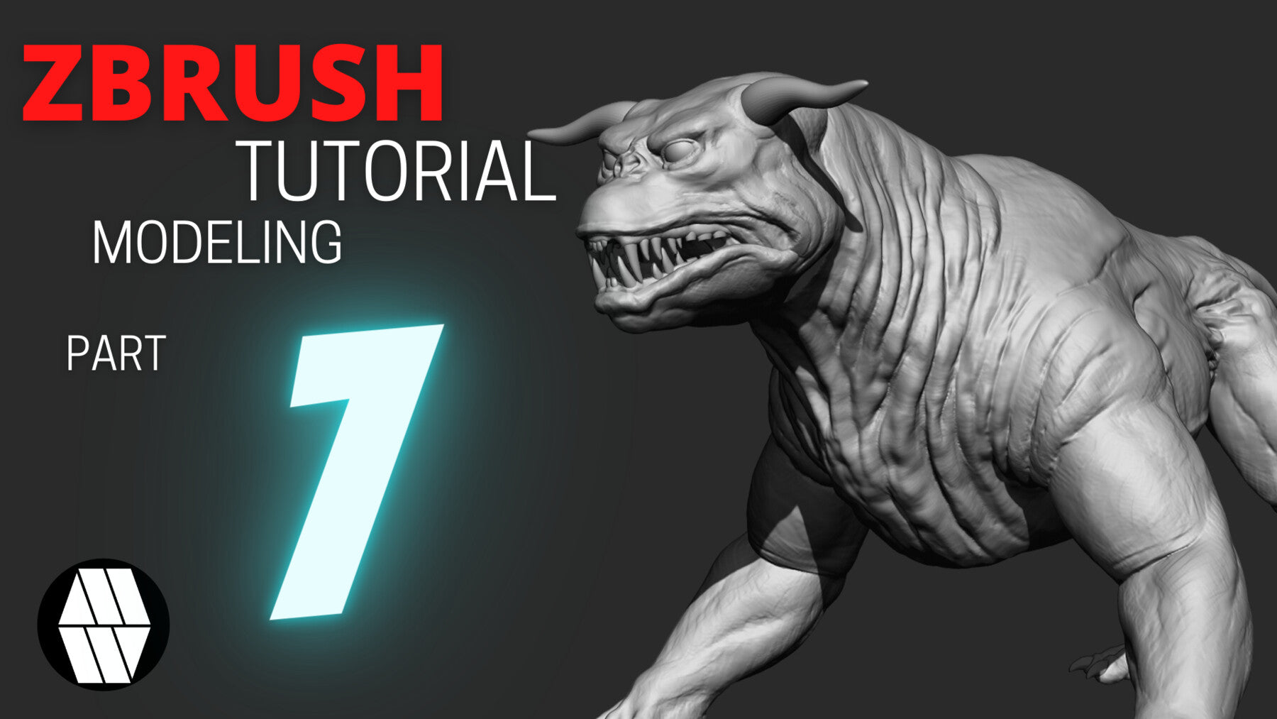 MLW Creative - ZBRUSH Creature Modeling FULL TUTORIAL