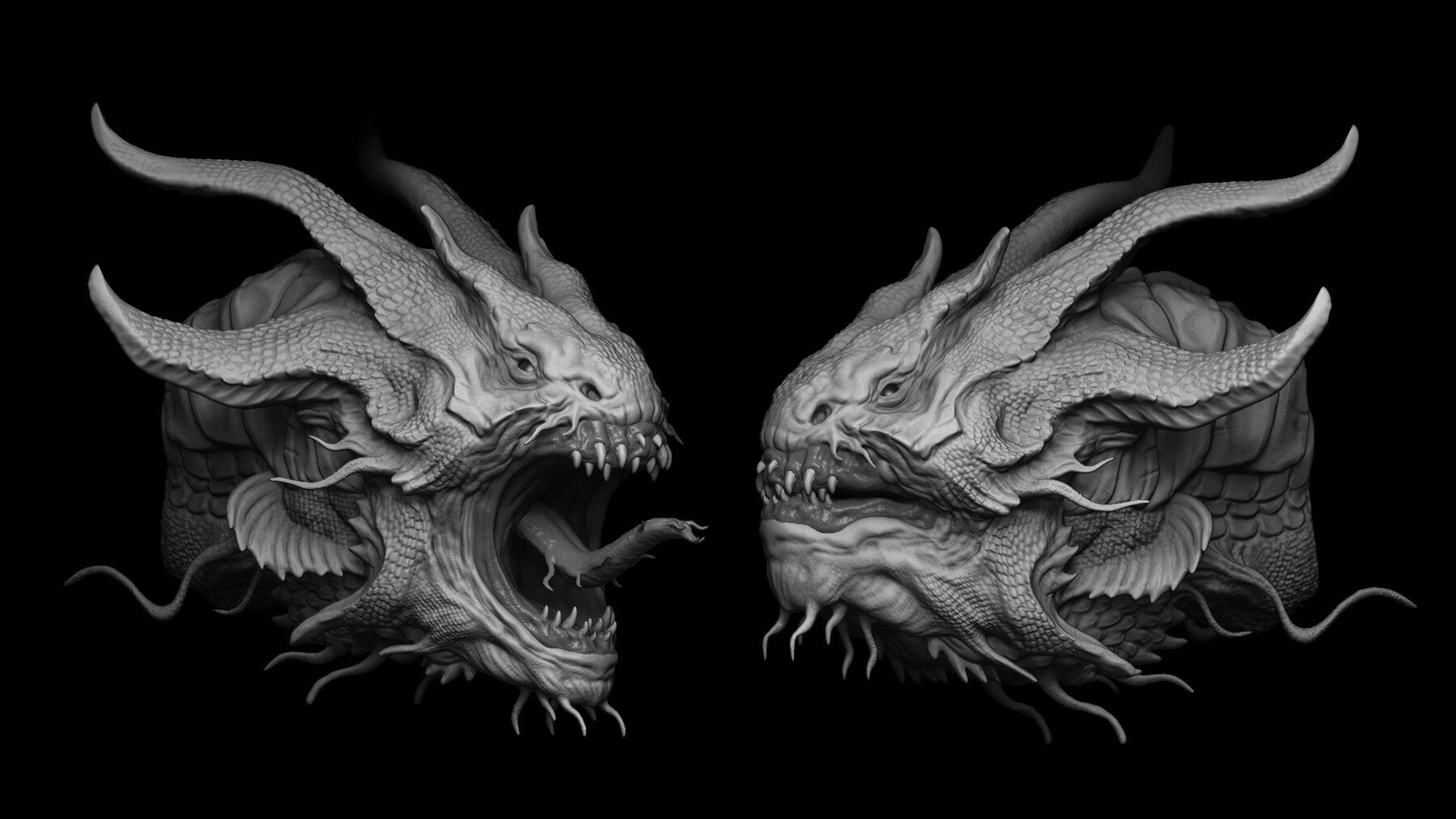 20 Dragon Head IMM Brush + OBJ