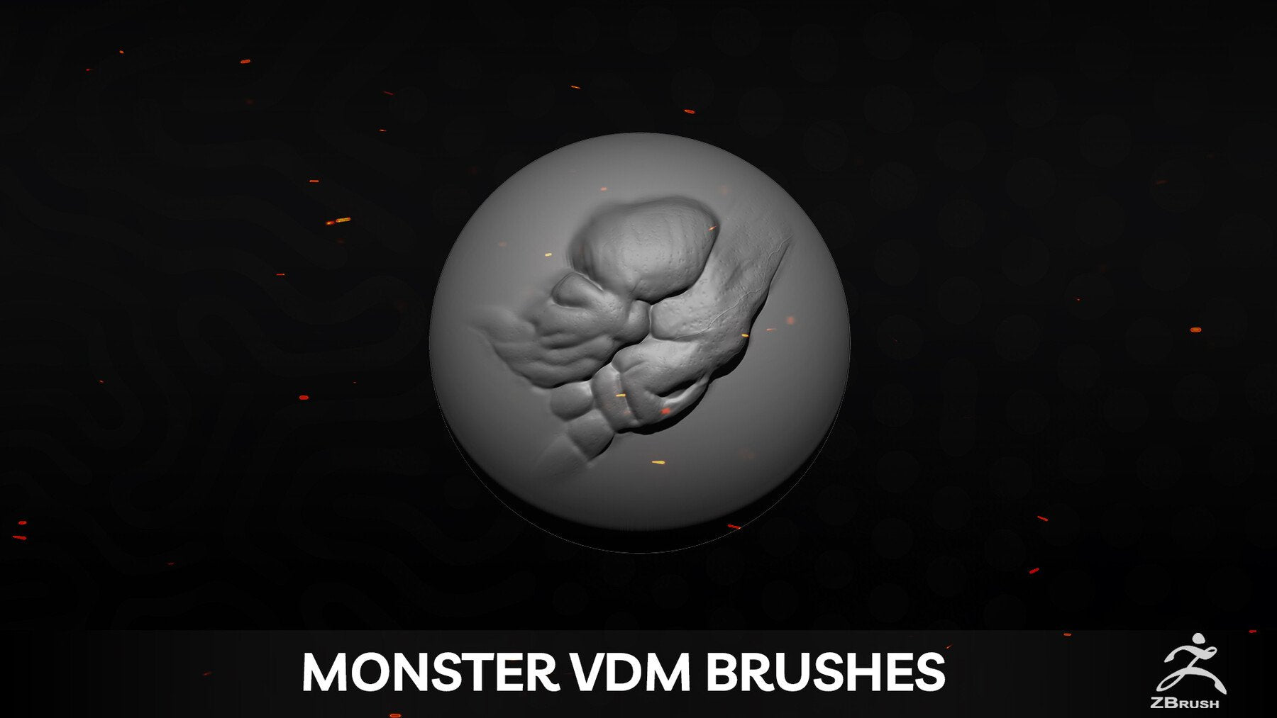 50 Zombie And Monster VDM Brushes + Alpha