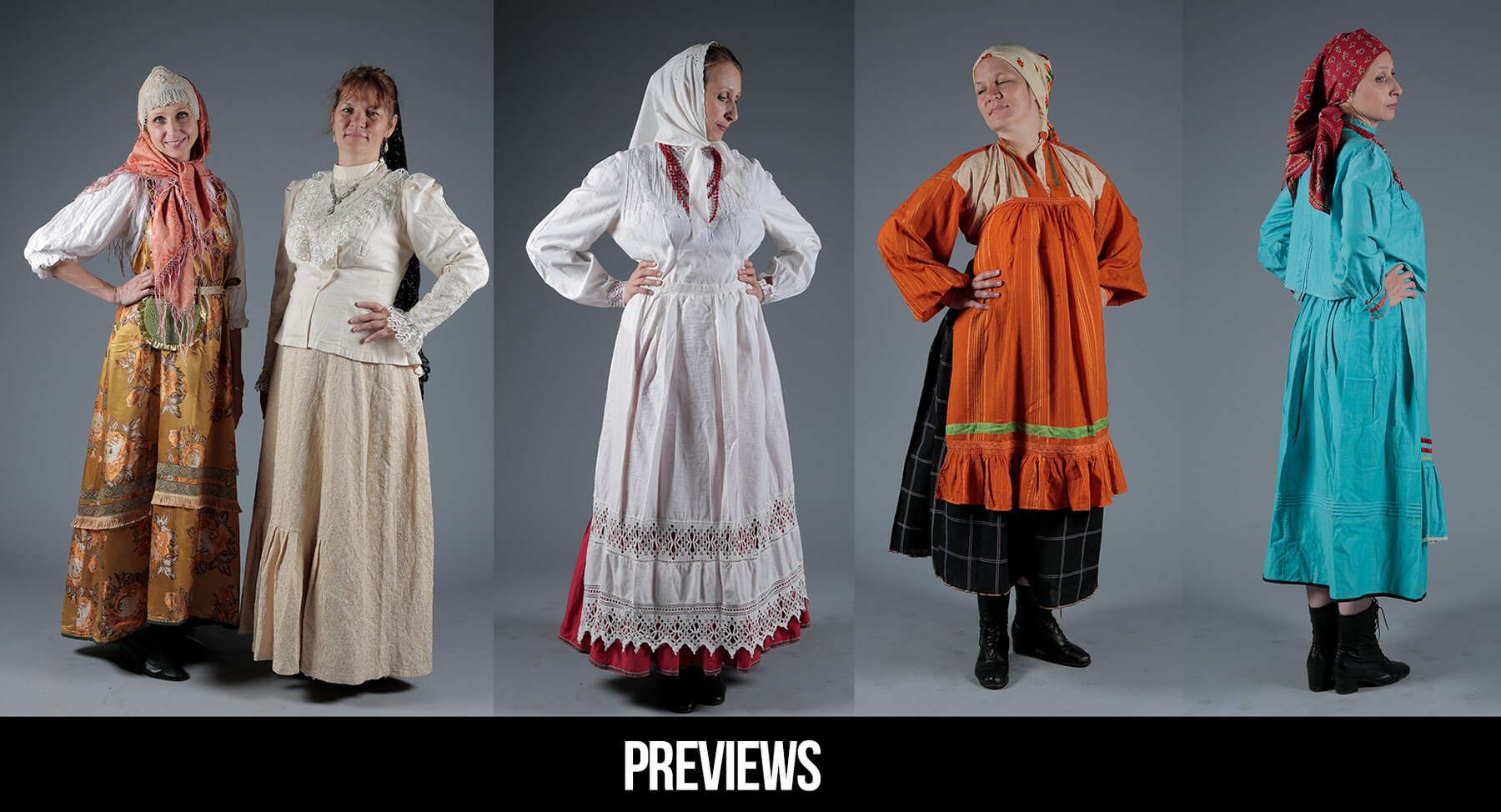 390 + Traditional Russian Costume Reference Pictures