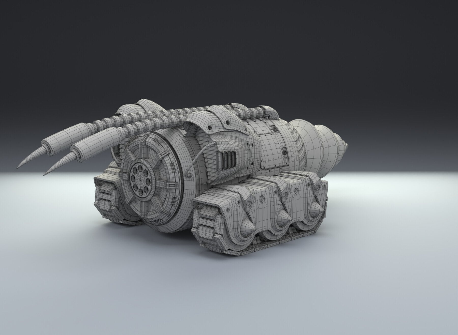 100+ HARD SURFACE KITBASH [PRODUCTION READY TOPOLOGY]