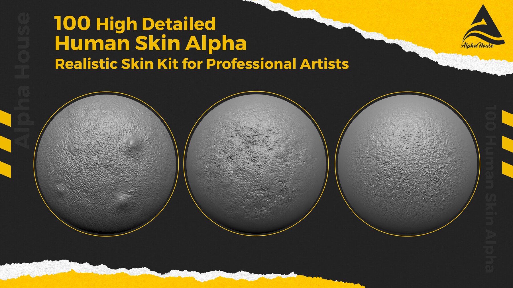 100 Human Skin Alpha Kit for Artists