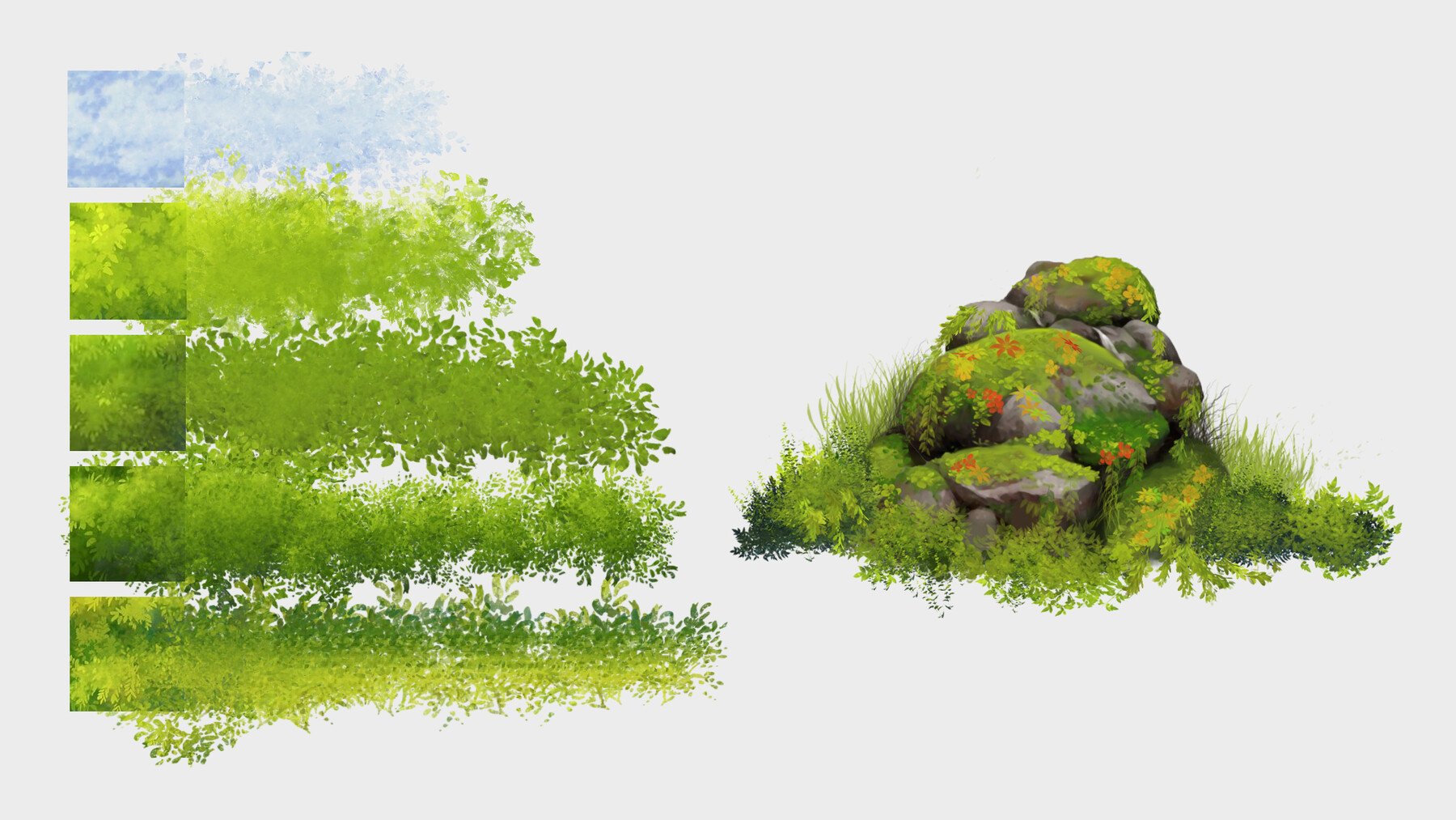 250 Ghibli Style Brush Pack and Tutorial