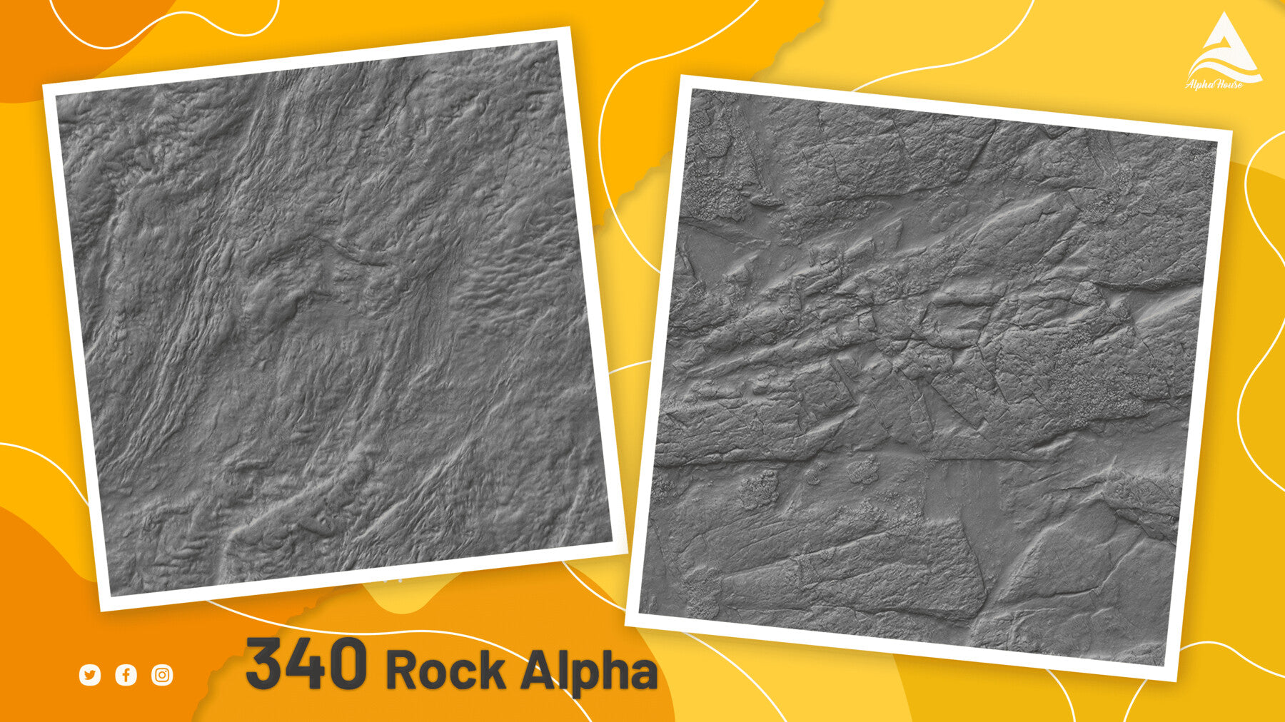 300+ Tileable and Seamless Rock Alphas