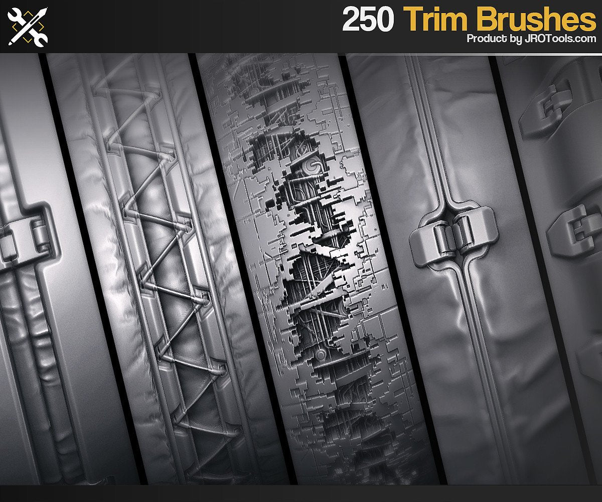 ZBrush - 250 SF Trim Brushes Vol.1