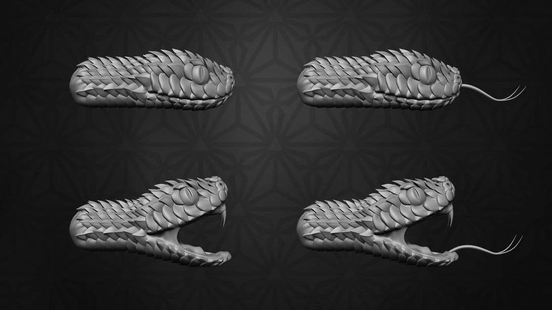 Bush Viper Snake IMM Brush-S3ART Store