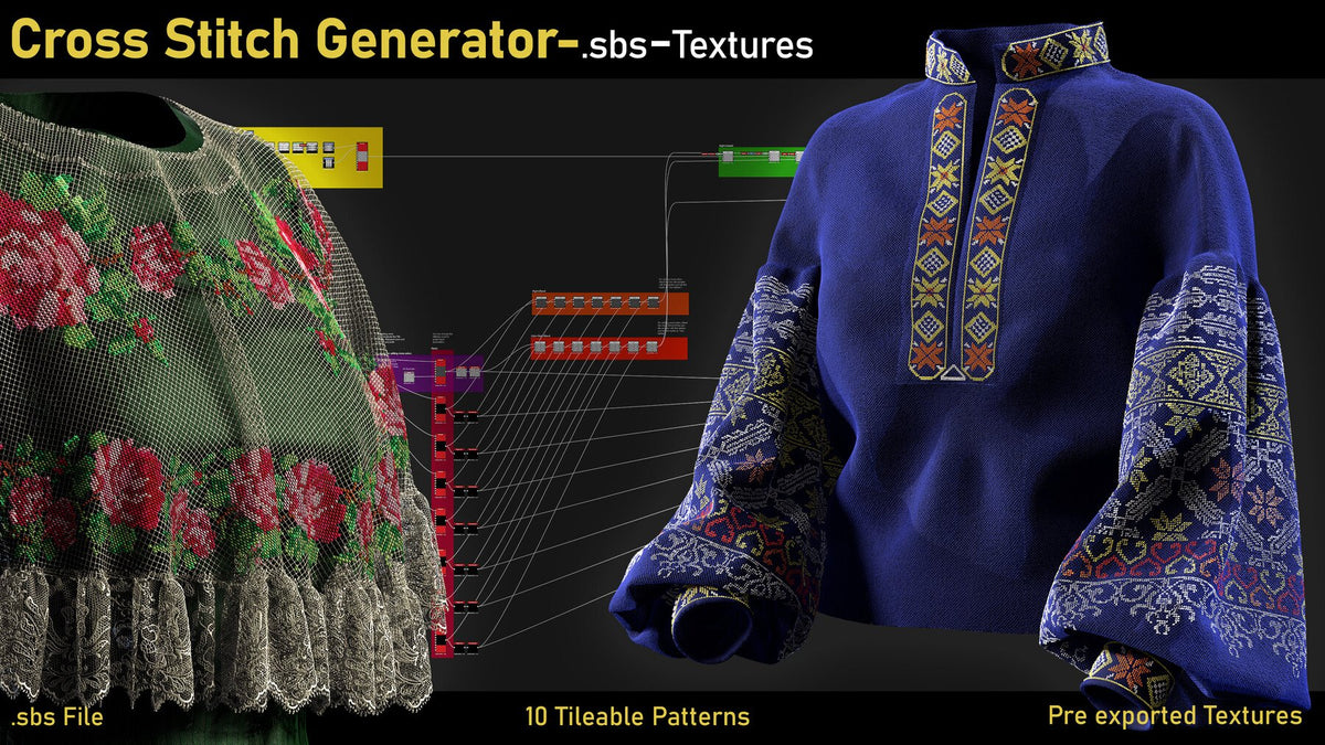 Cross Stitch Generator + Textures S3ART Store