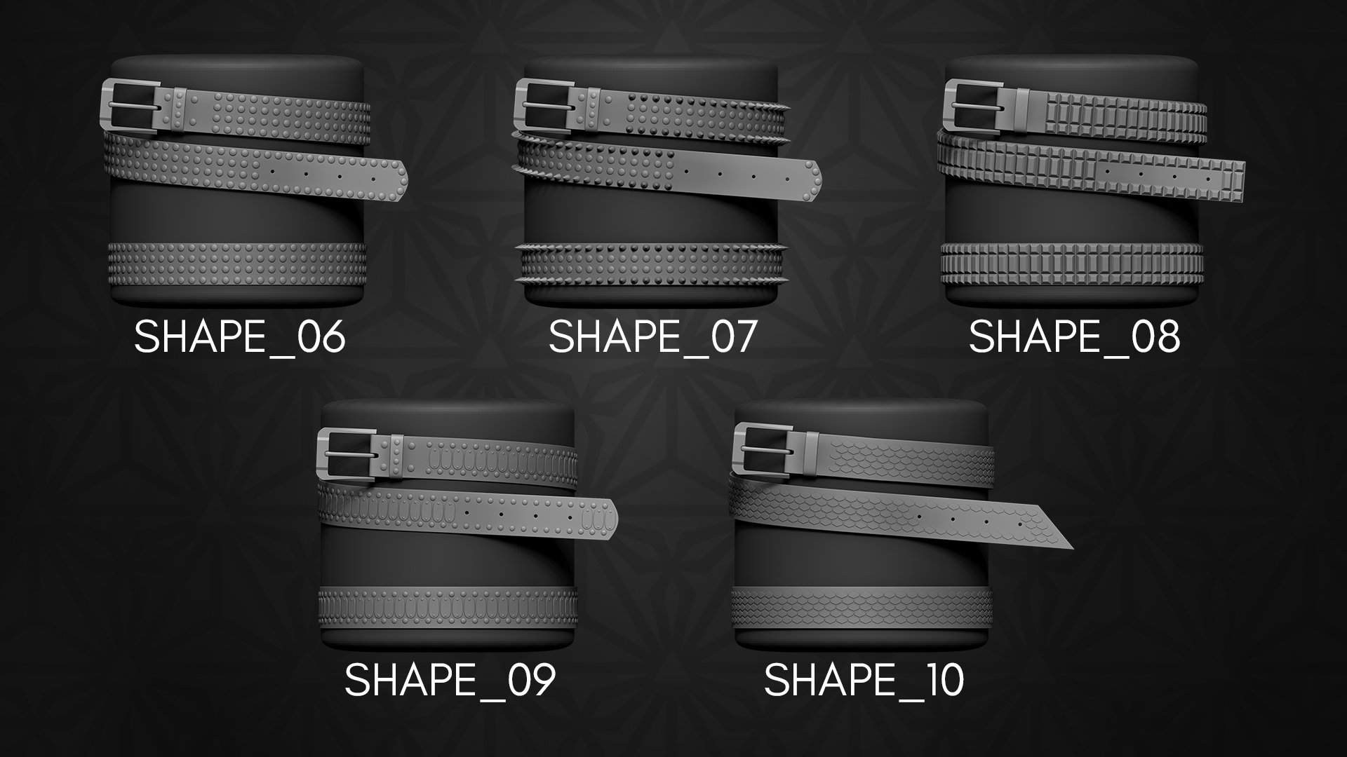 Leather Belts IMM Brush-S3ART Store