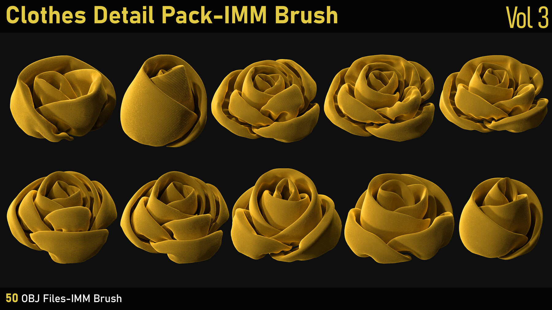 Vol.3 Cloth Details Pack IMM Brush