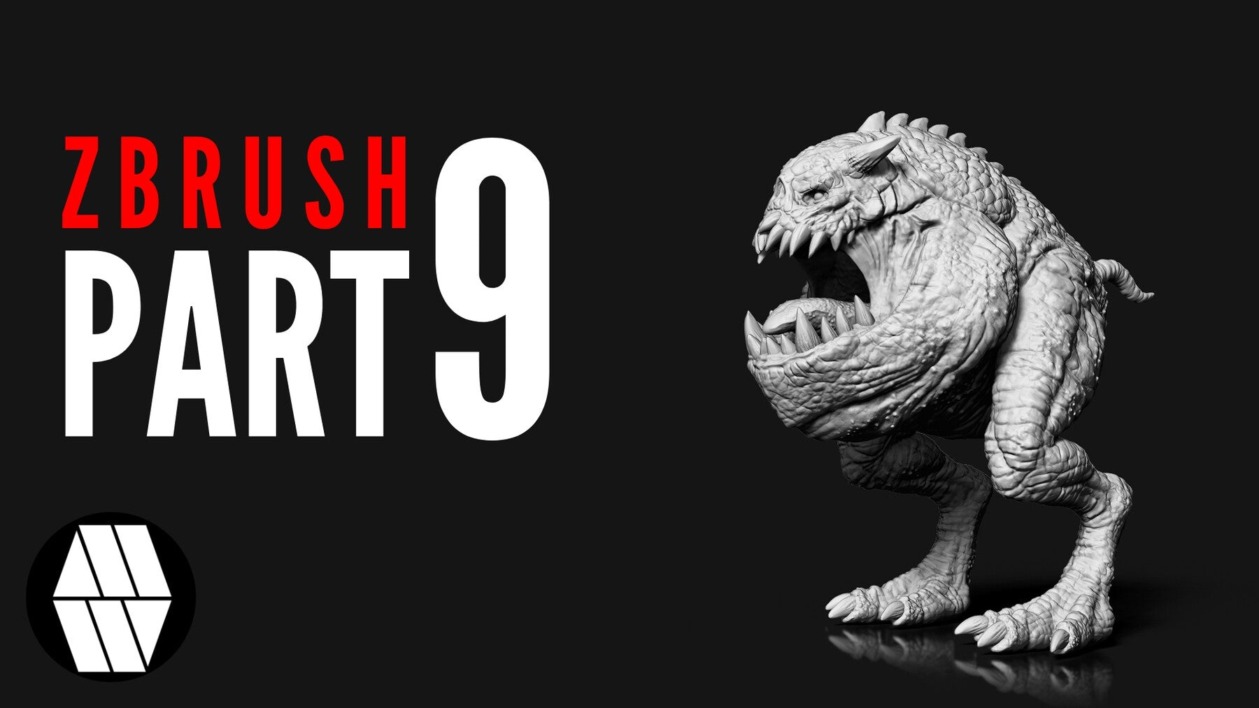 MLW_Creative - ZBRUSH Creature Sculpting FULL TUTORIAL