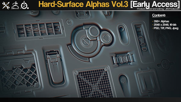 Hard-Surface Alphas Vol.2