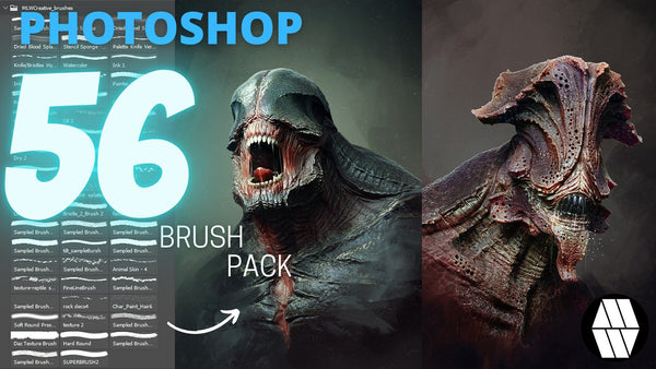 56 Creative Brush Pack for Photoshop