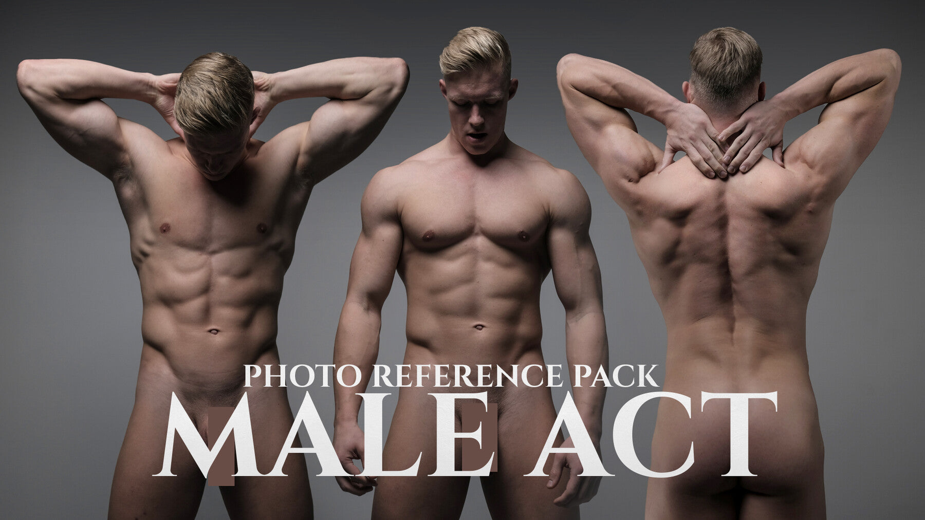 A Male Act-Reference Pack For Artists 810 JPEGs