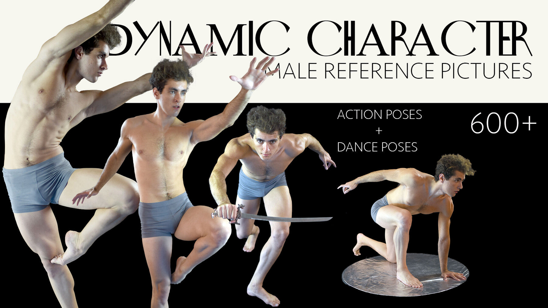 600 + DYNAMIC CHARACTER MALE REFERENCE PICTURES [Action Poses + Dance Poses]