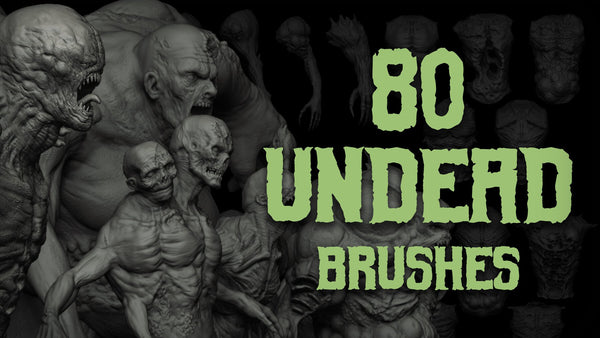 Undead Creature Brush mega Pack